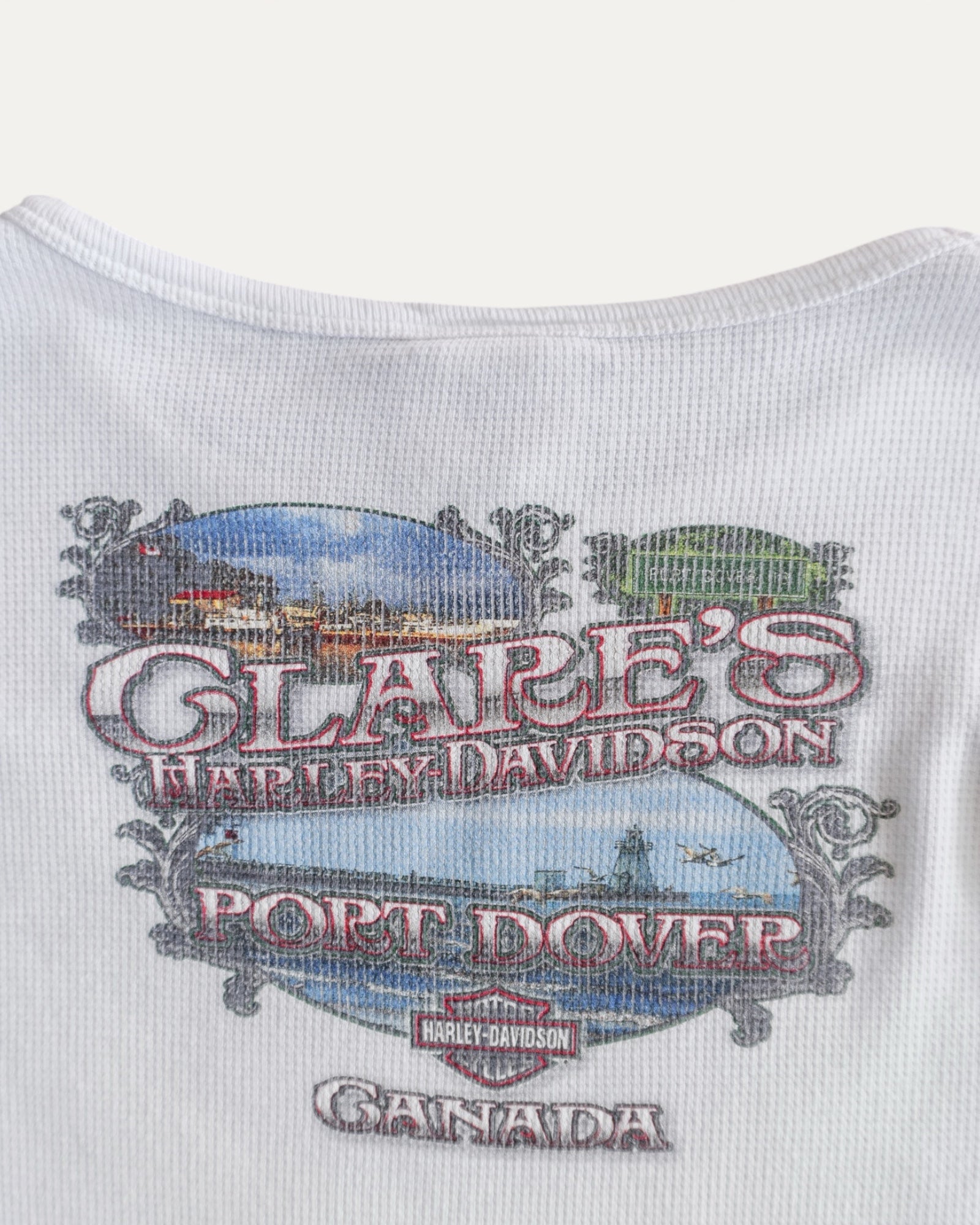 (S) VINTAGE HARLEY DAVIDSON Y2K FLAMES THERMAL