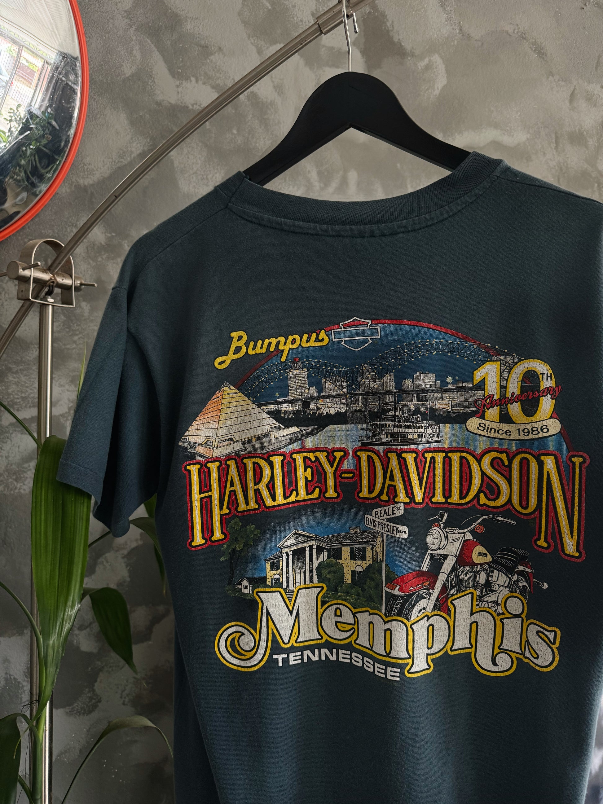 (M) 90’S VINTAGE HARLEY DAVIDSON MEMPHIS TEE