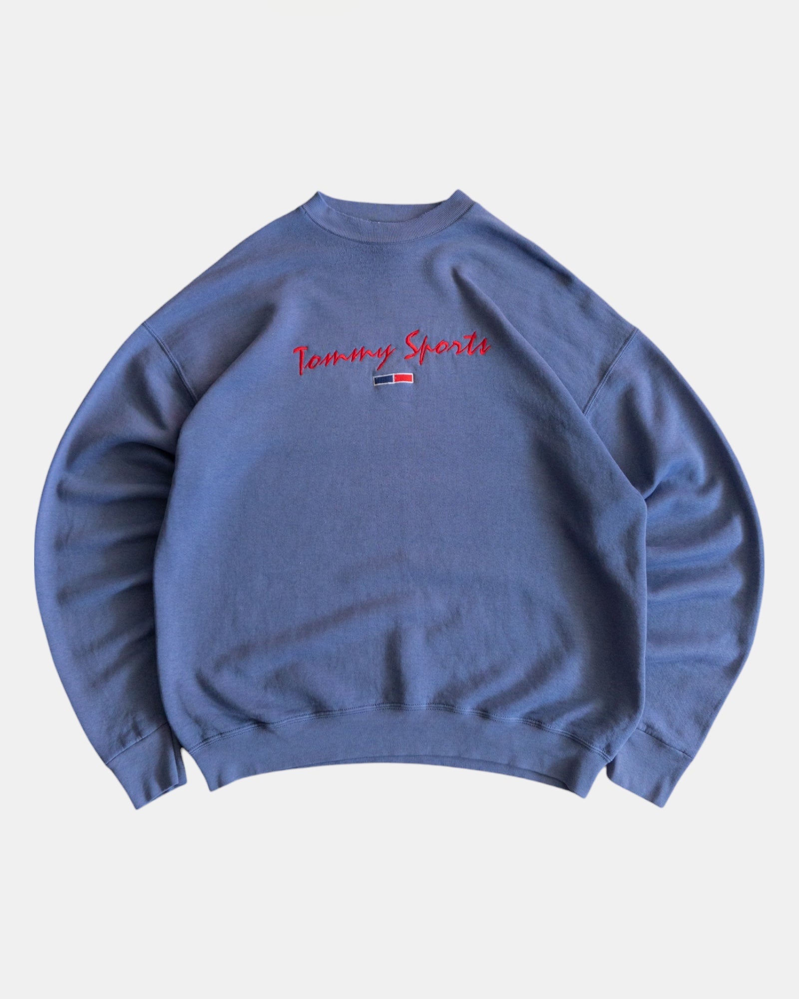 (BOXY L) 90’S VINTAGE TOMMY SPORTS CREWNECK