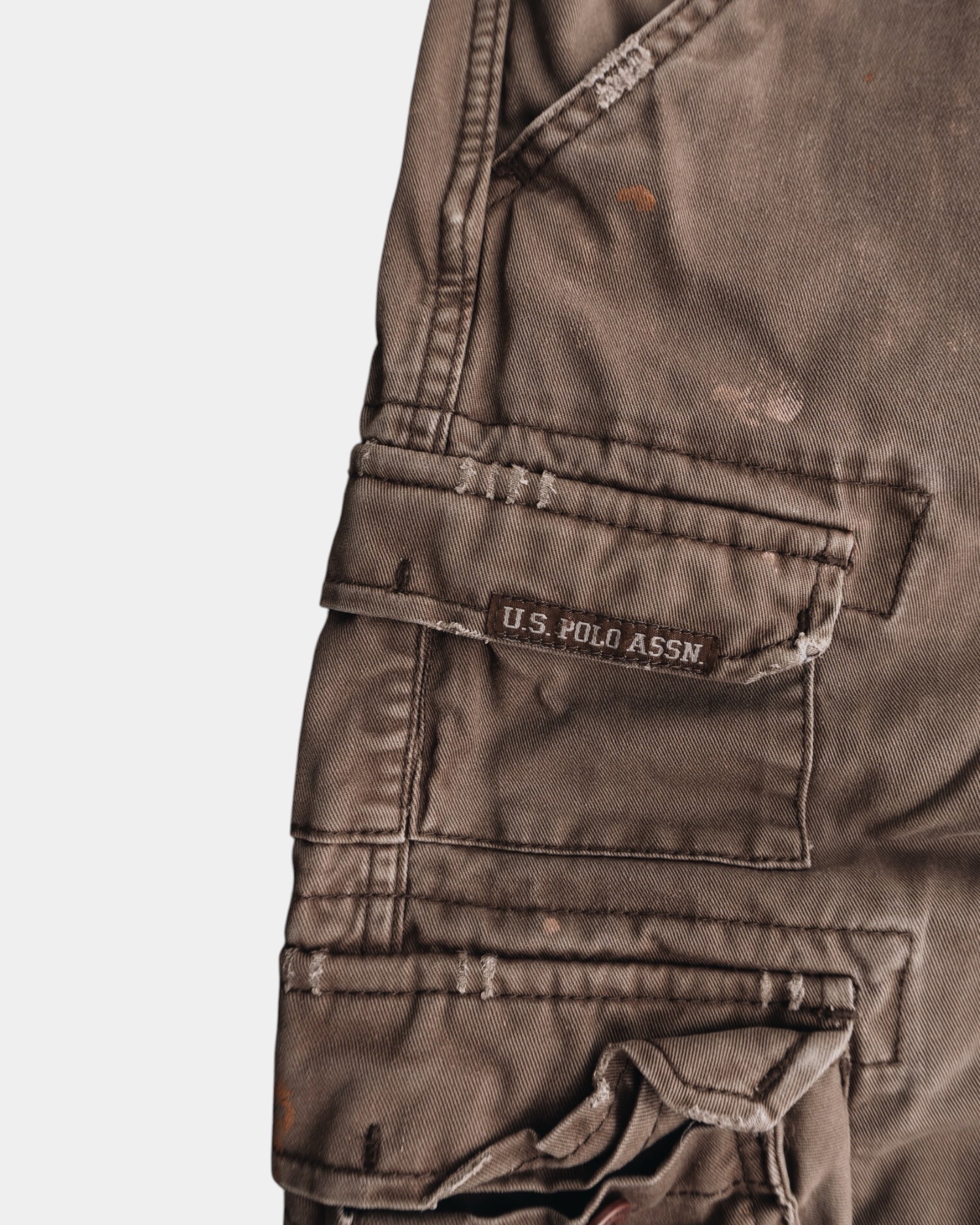 VINTAGE POLO CARGO FADED JORTS - 34