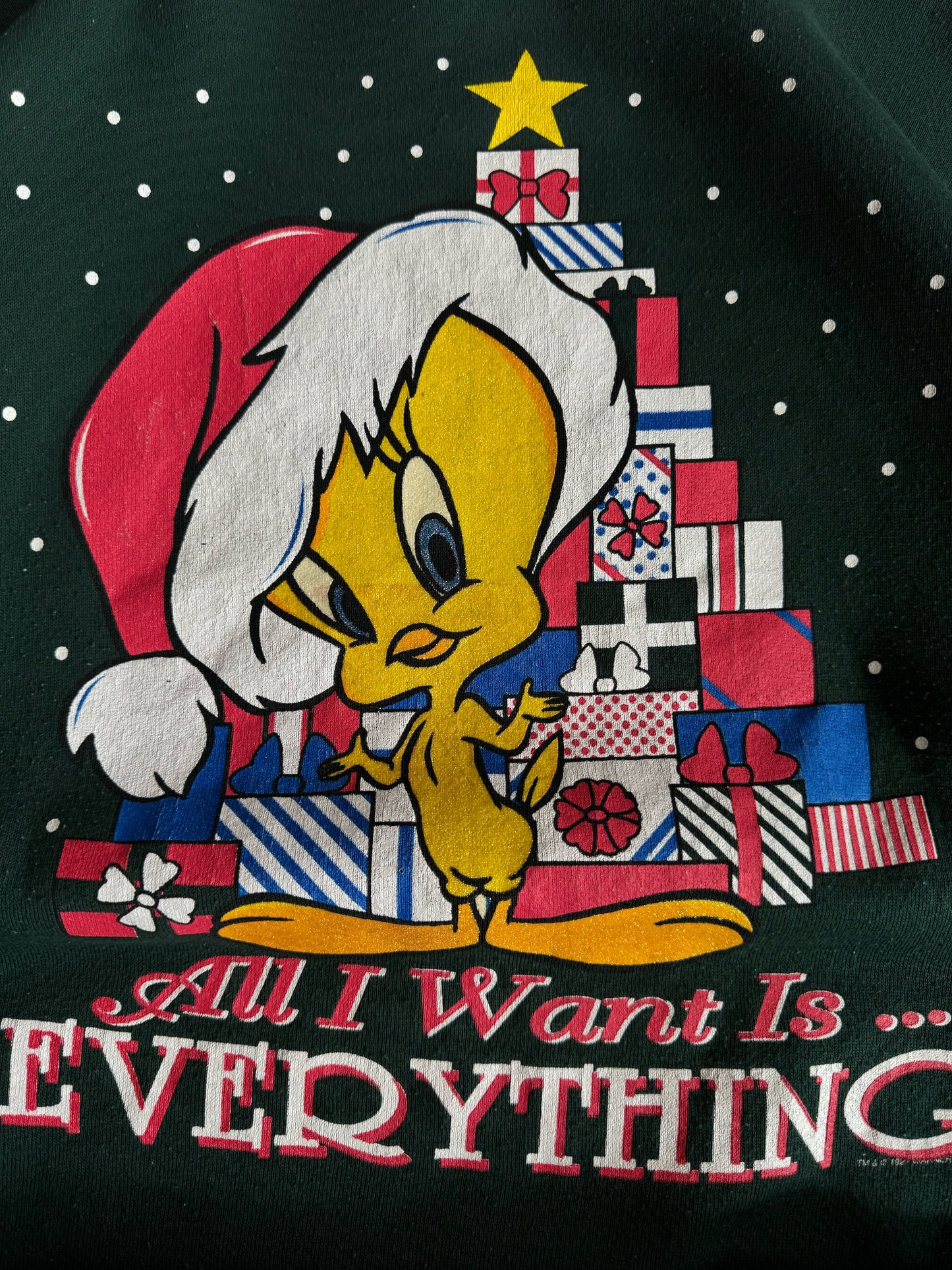 (L) 1990’S VINTAGE PIOLIN CHRISTMAS CREWNECK