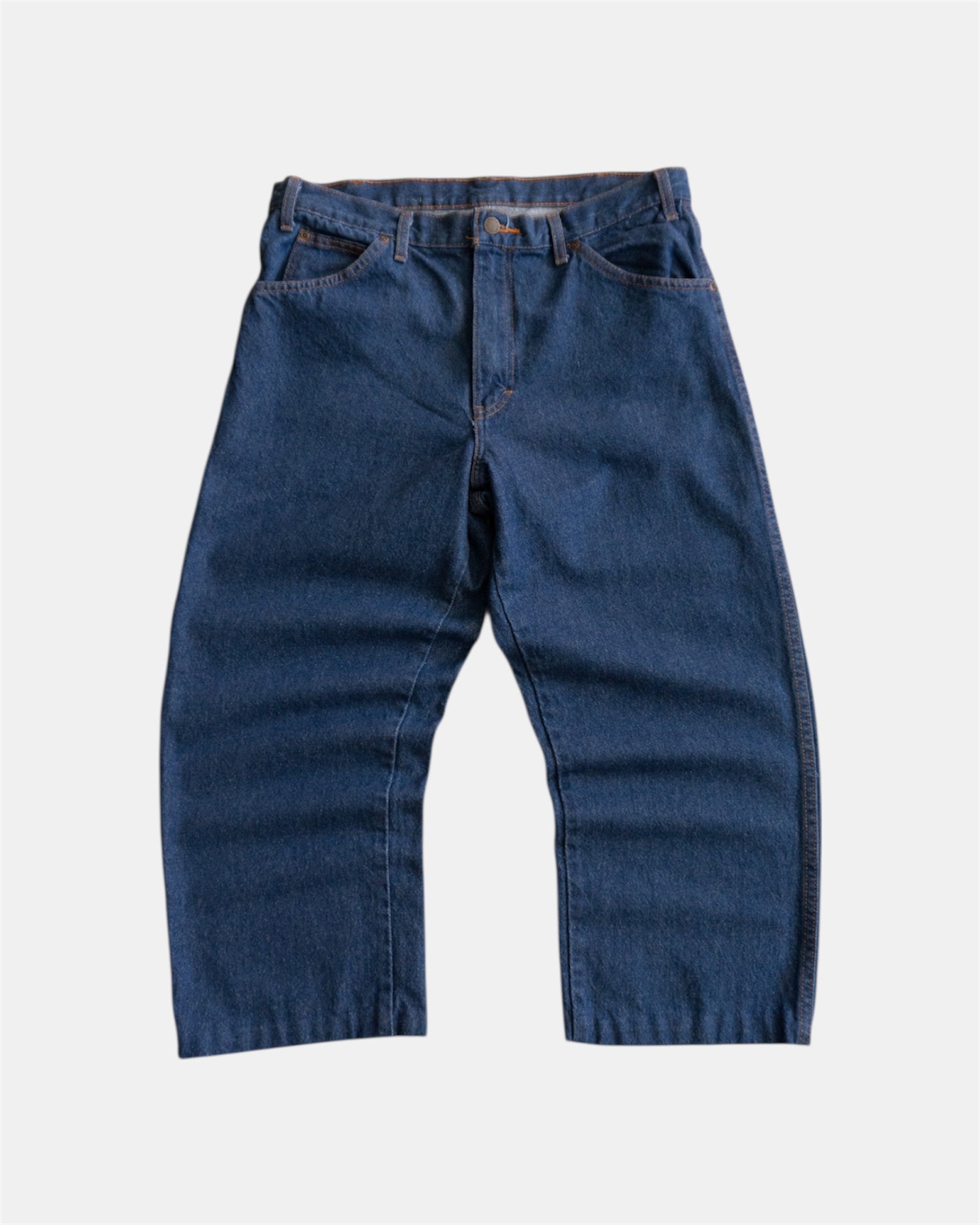 VINTAGE DICKIES DENIM BAGGY PANTS - 34x30