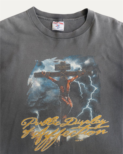 (L-XL) RARE VINTAGE JESUS CHRIST FADED TEE