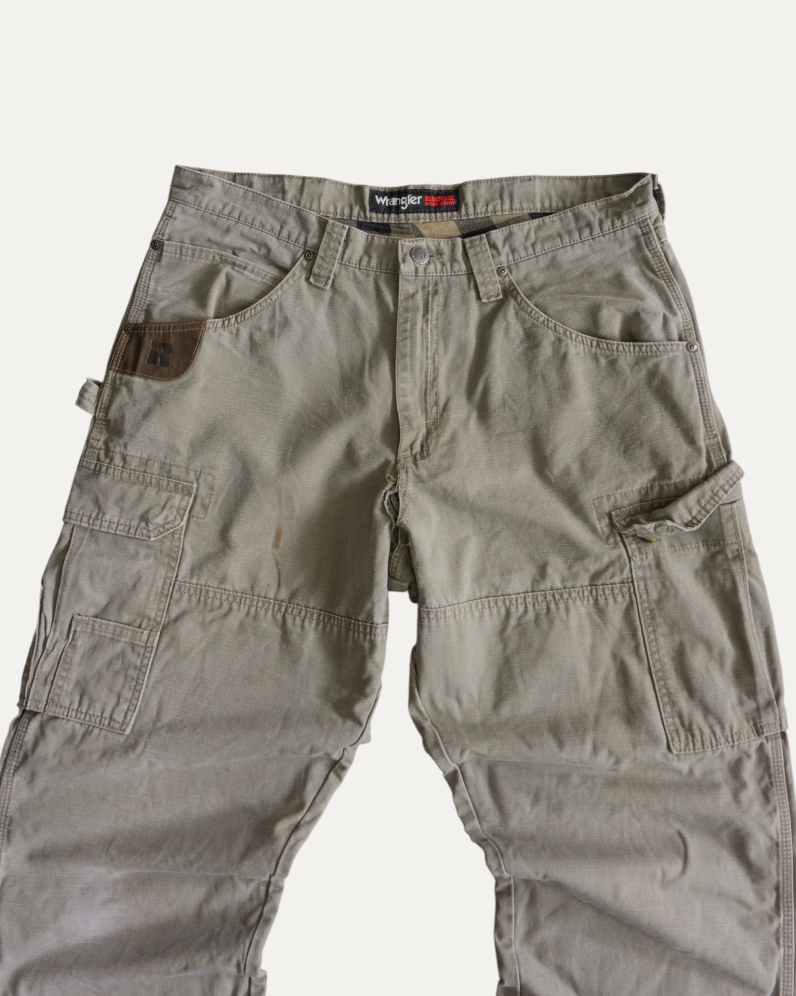 VINTAGE WRANGLER RIGGS CARGO PANTS - 34x34