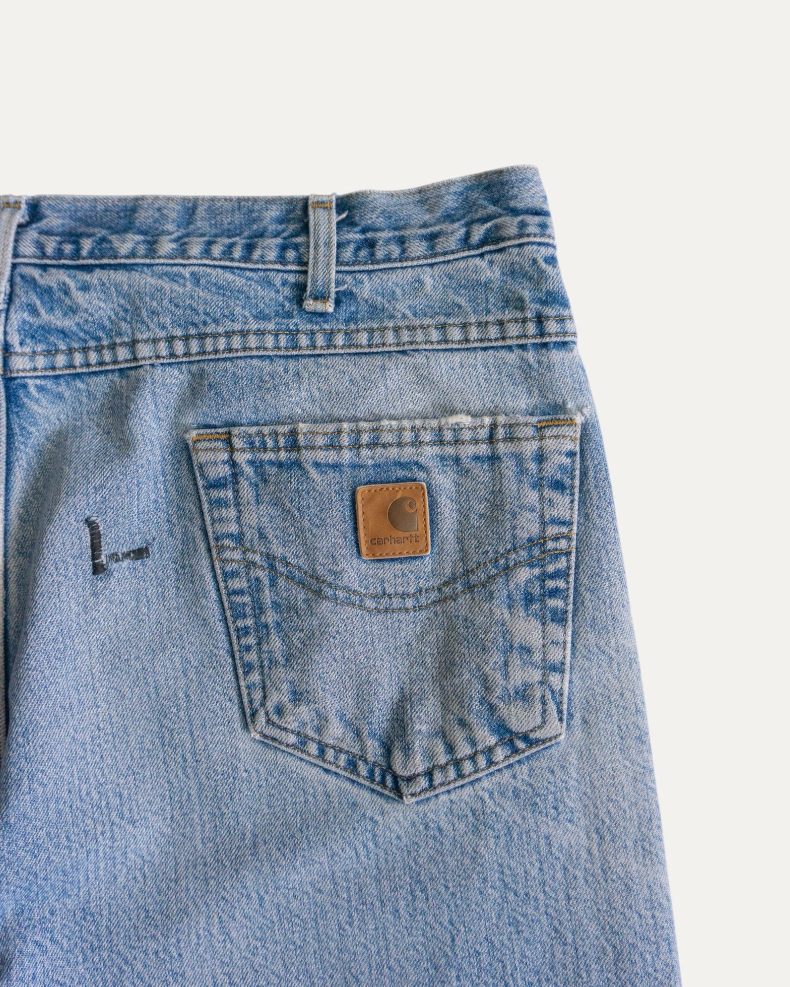 00’S VINTAGE CARHARTT DENIM PANTS - 38x30