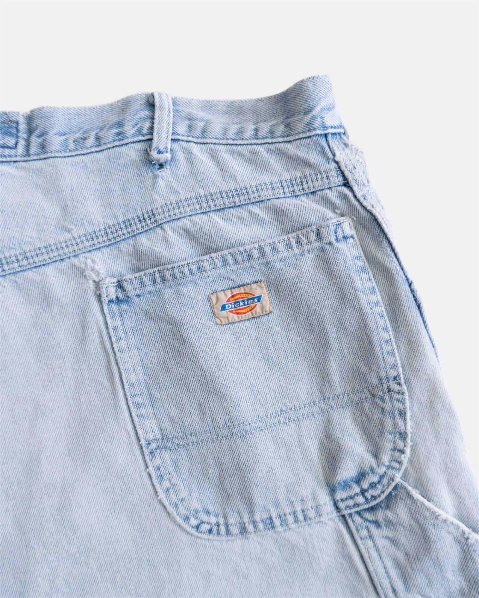 90’S VINTAGE DICKIES DENIM CARPENTER JORT - 38