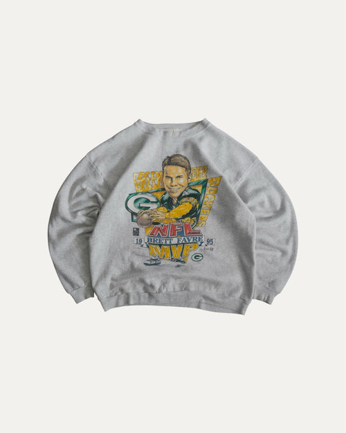 (BOXY L) 90’S VINTAGE GREEN BAY PACKERS BRETT FAVRE CREWNECK