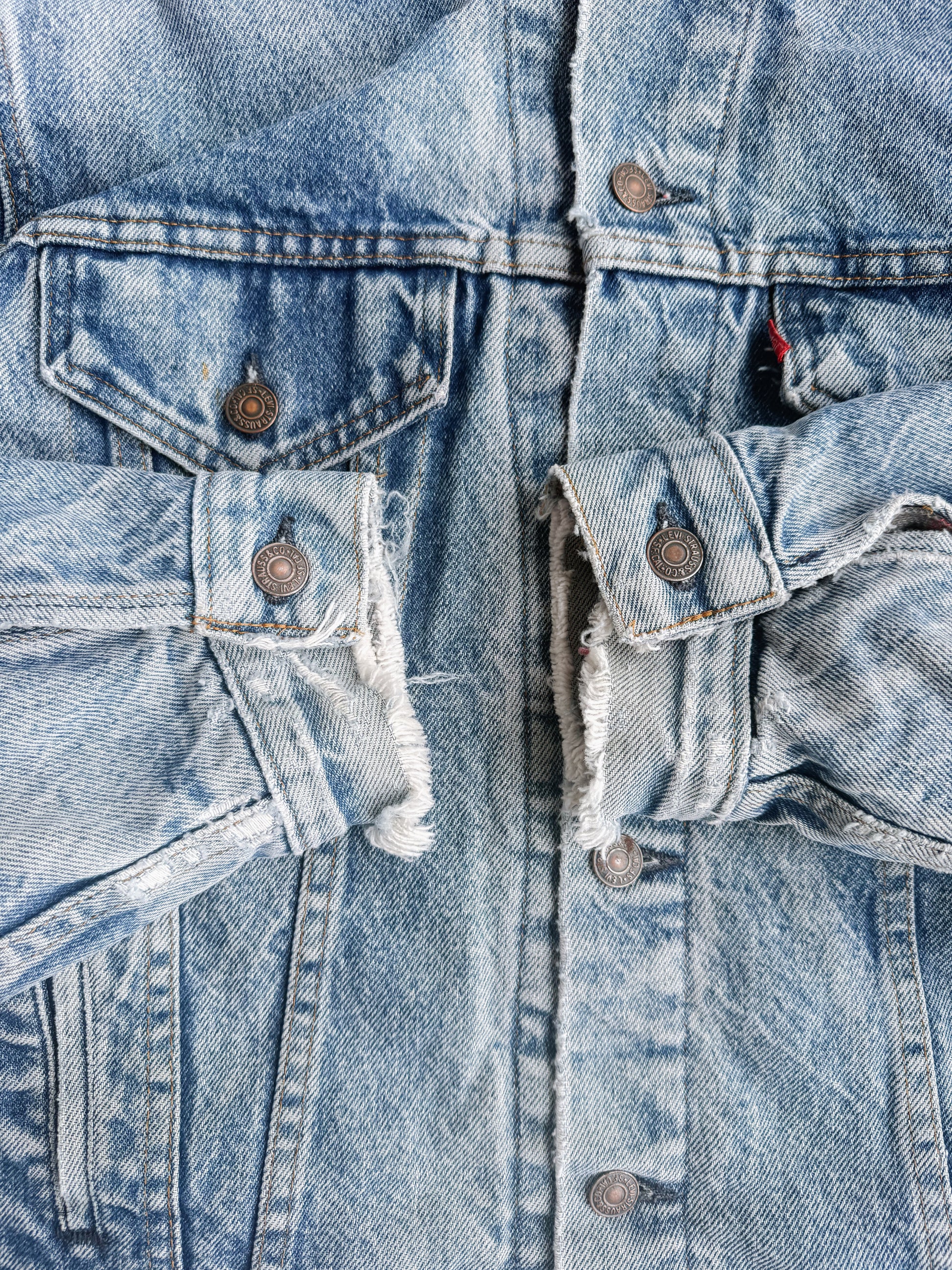 (L) 80’S VINTAGE LEVIS DENIM TRUCKER JACKET
