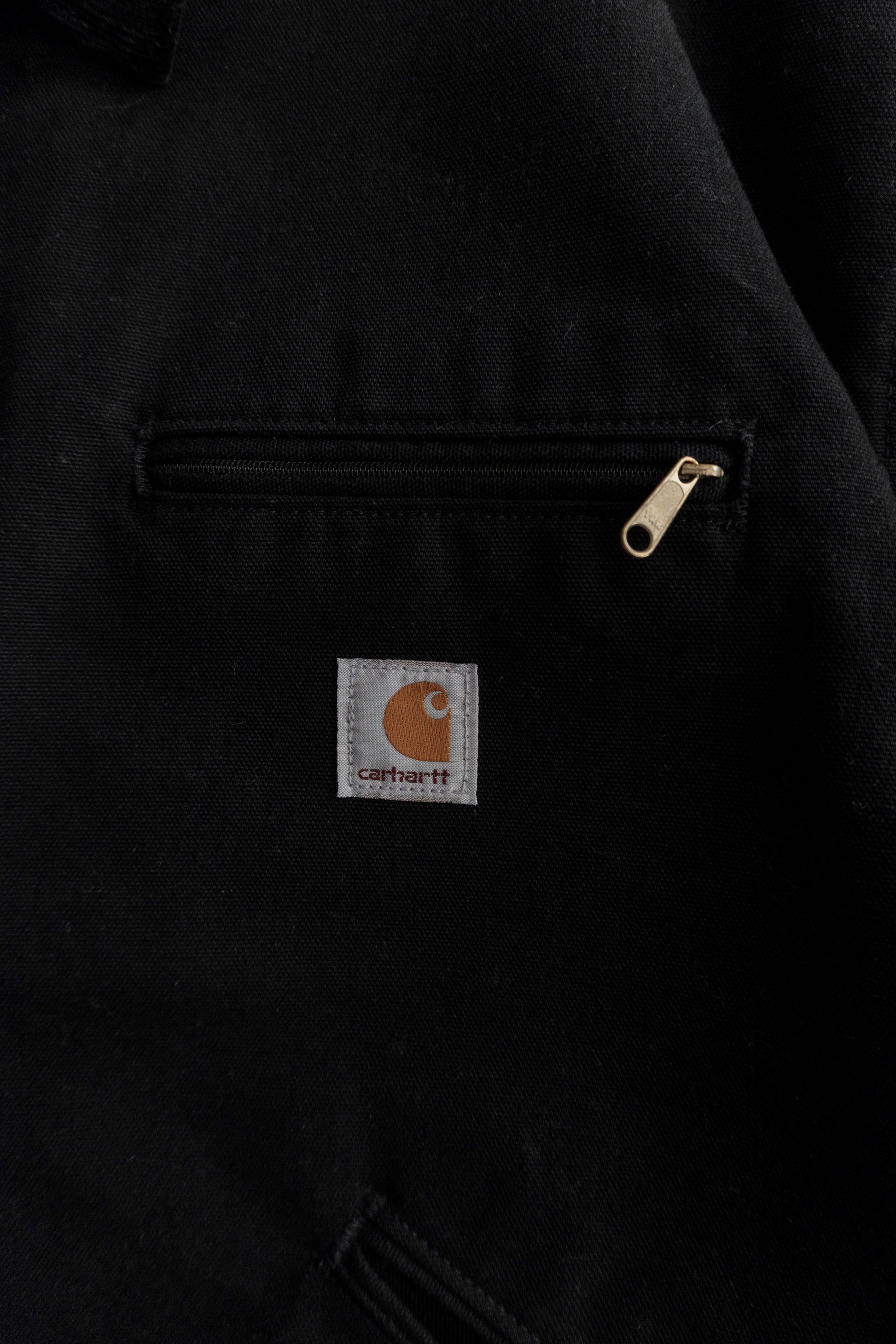 (L/XL) CARHARTT BLACK DETROIT JACKET