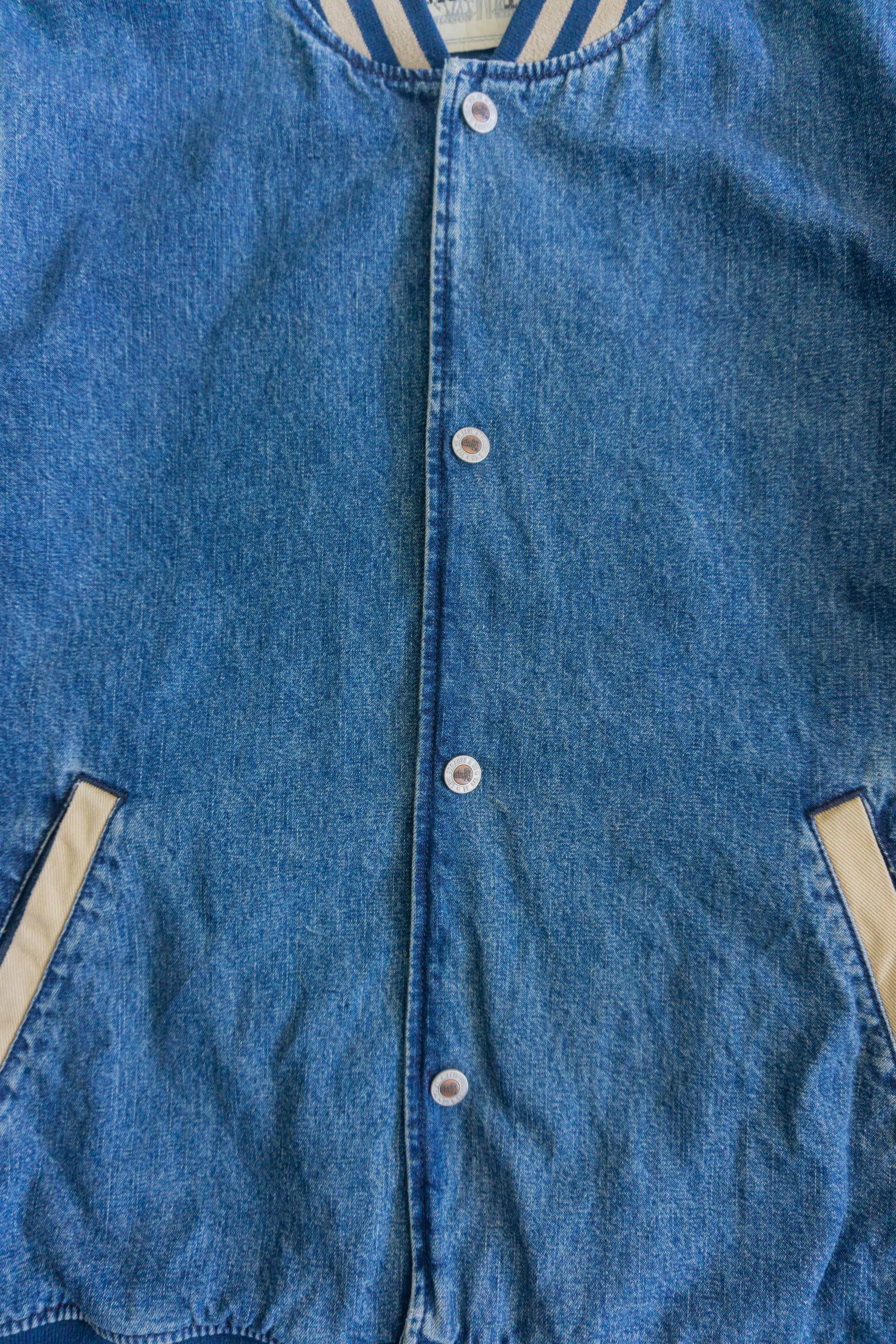 (L) LEVIS SILVER TAB DENIM VARSITY JACKET