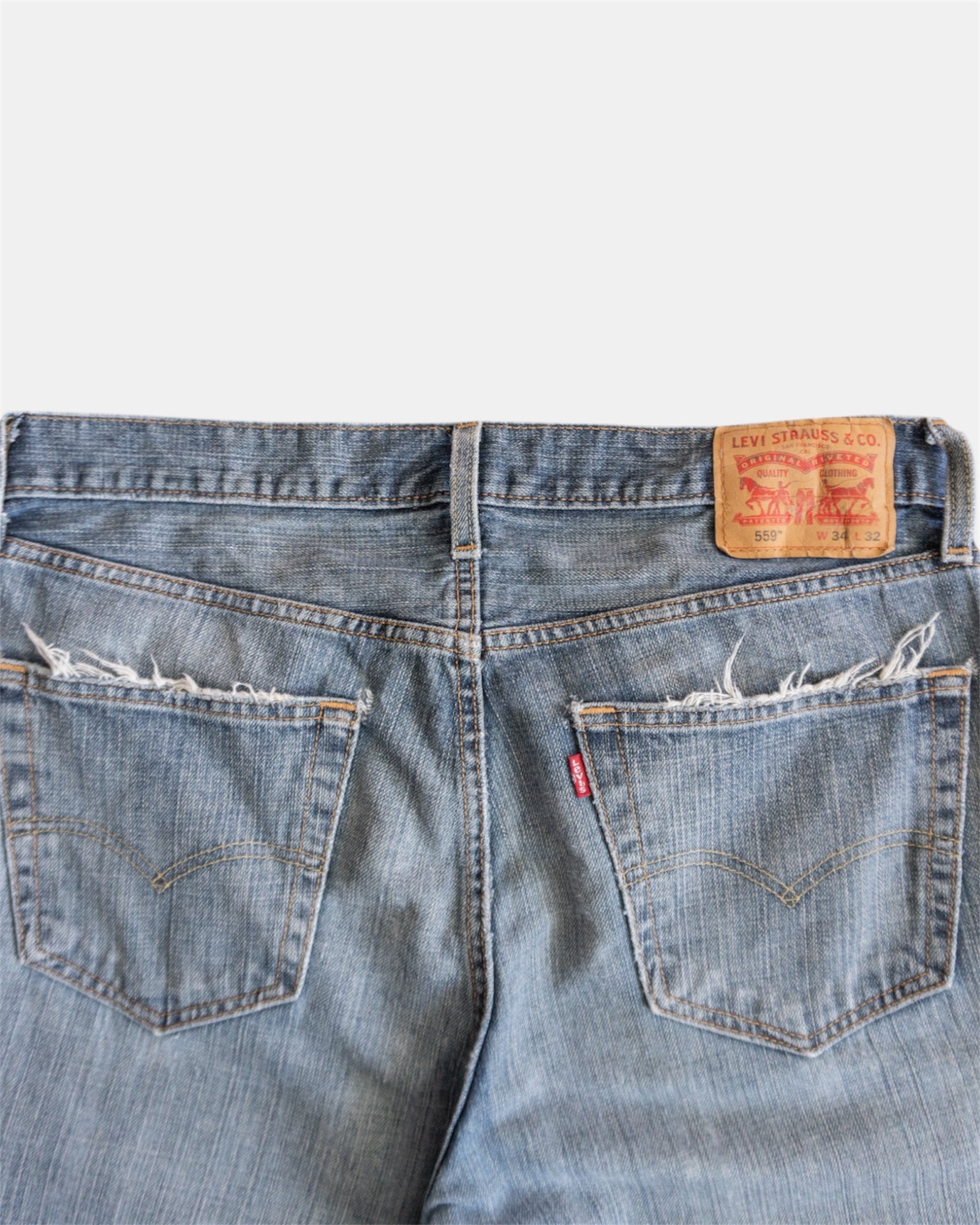VINTAGE LEVIS 559 FADED JEANS - 34x32
