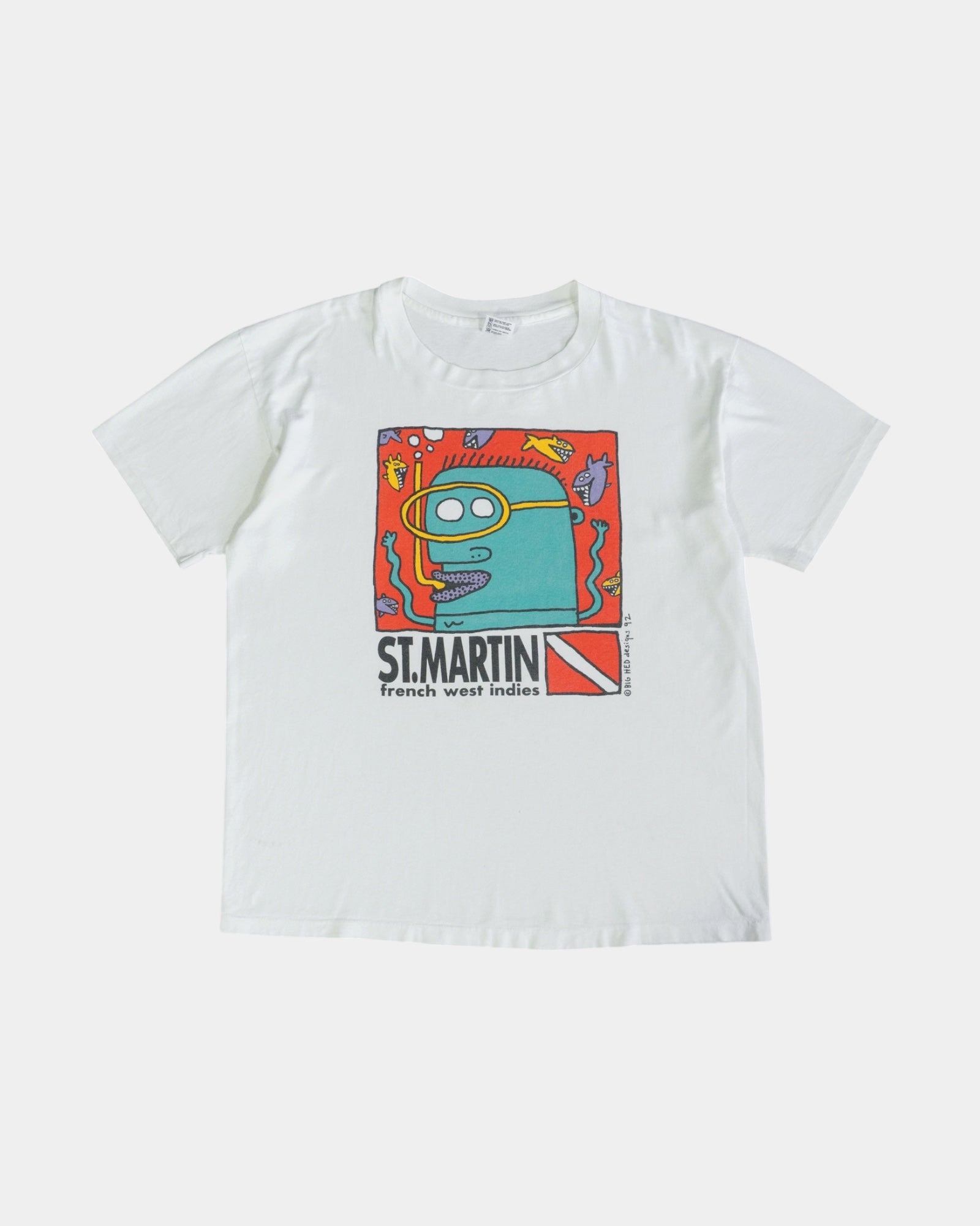 (L/XL) 90’S VINTAGE ST. MARTIN TEE