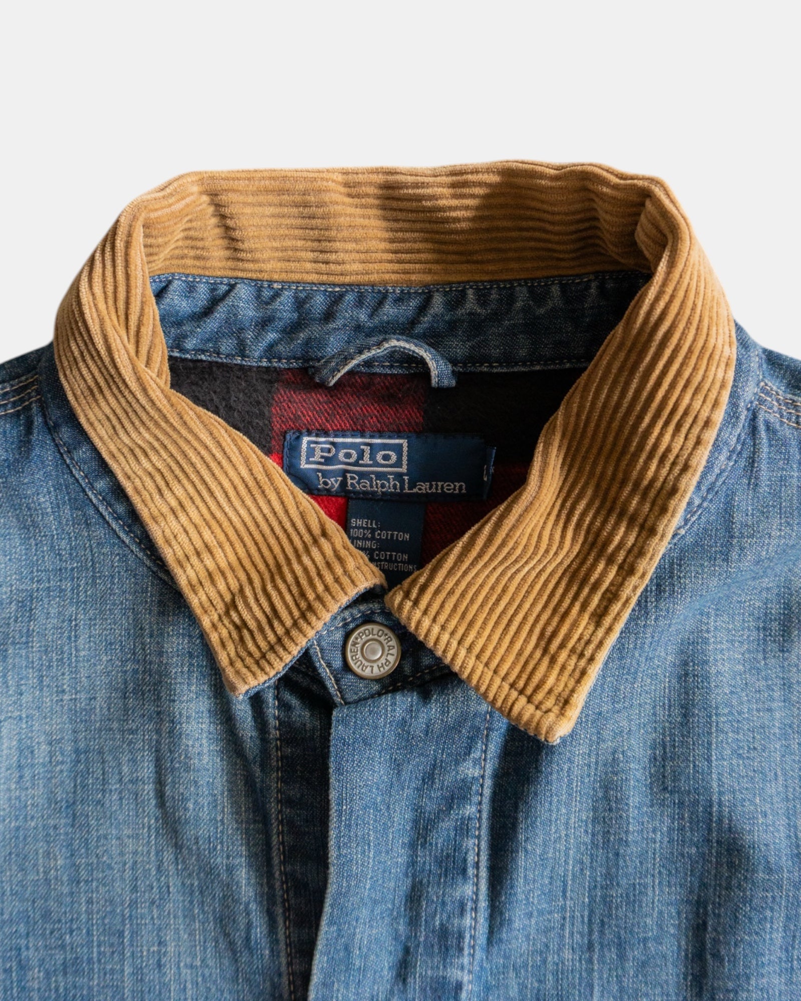 (BOXY L) 90’S VINTAGE POLO RALPH LAUREN DENIM JACKET