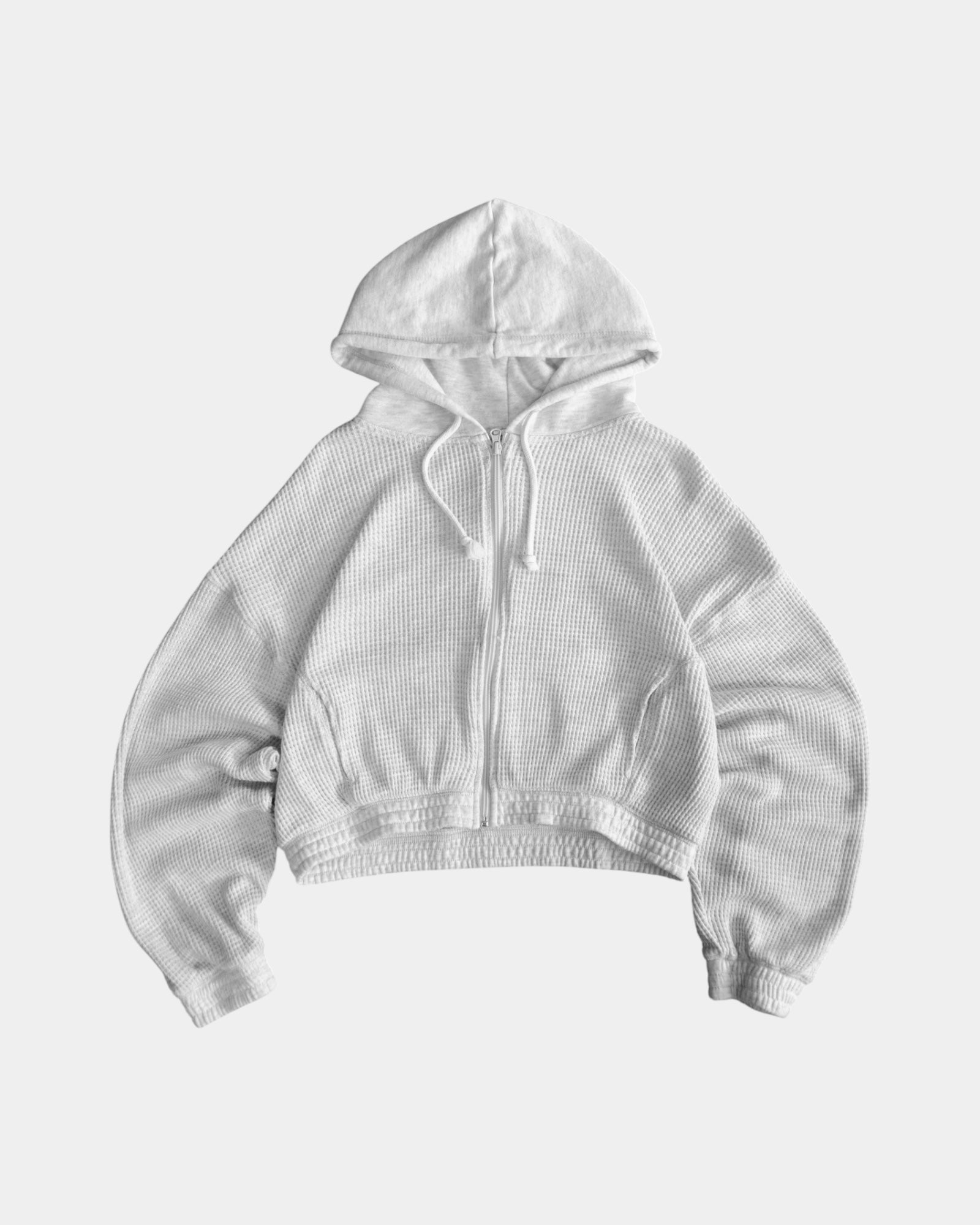 (S/M) BOXY THERMAL DE HOODIE