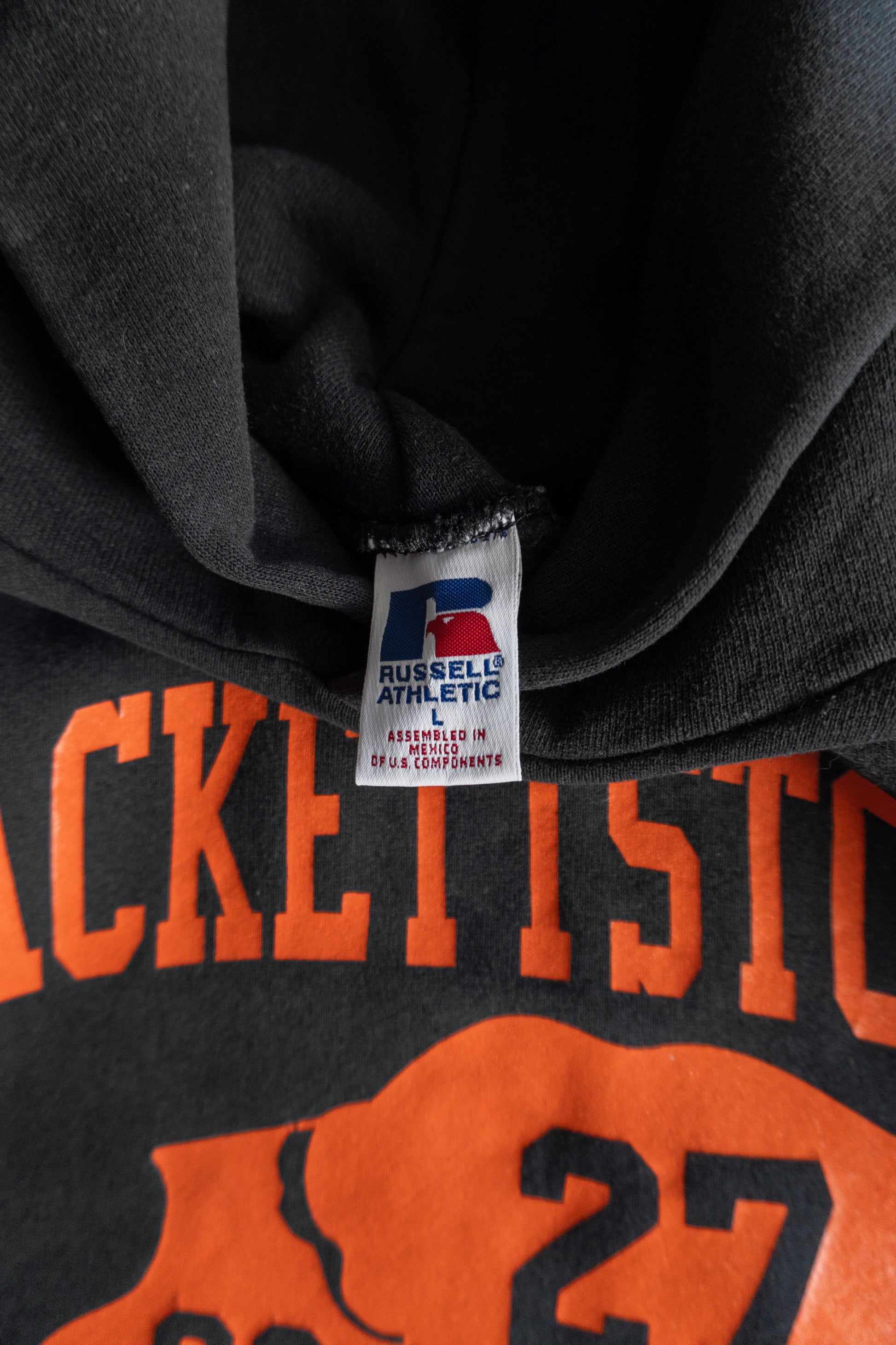 (L) 00’S VINTAGE RUSSELL HACKETTSTOWM HOODIE