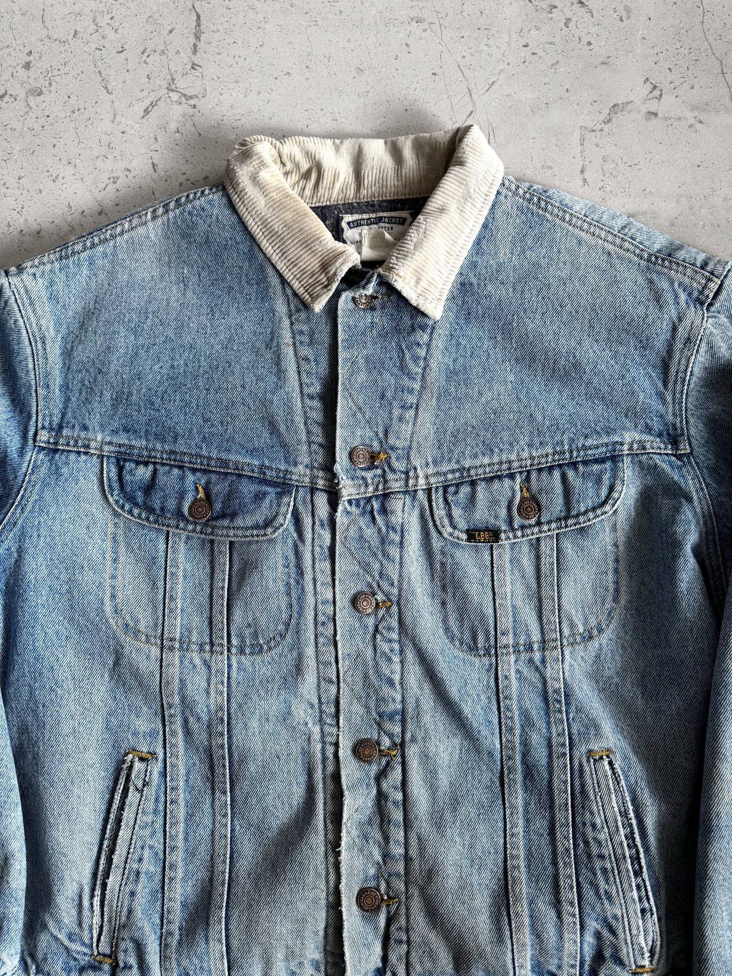 (L) 1980’S VINTAGE LEE DENIM JACKET