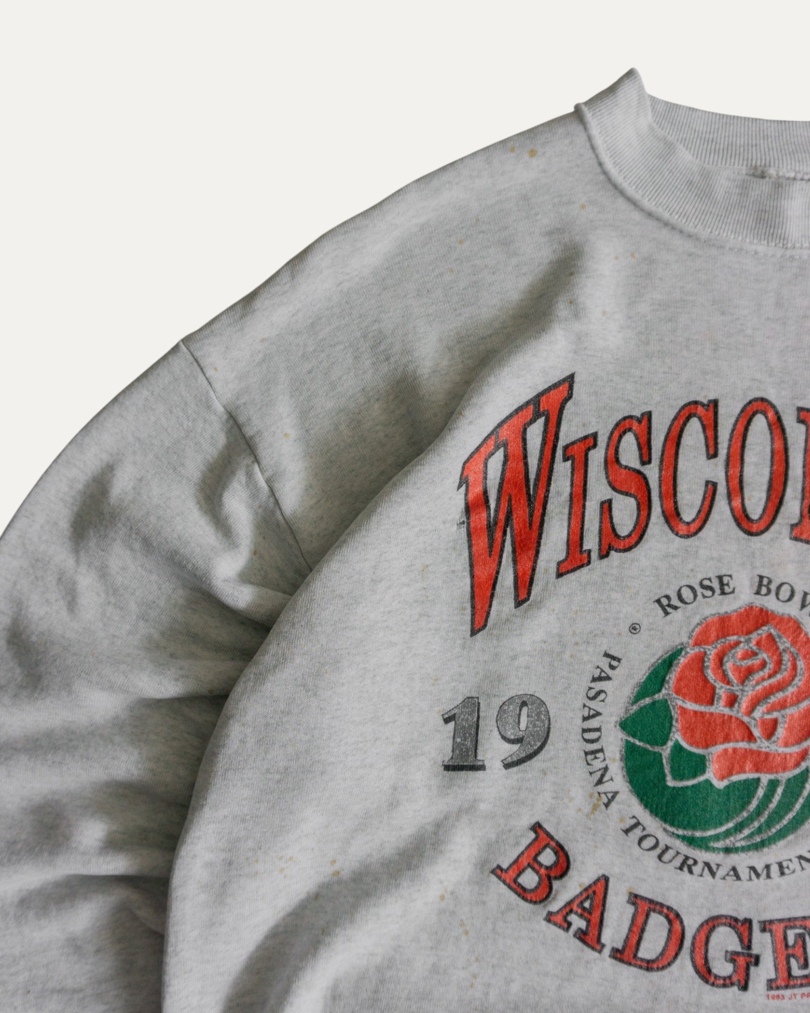 (BOXY L) 90’S VINTAGE WISCONSIN CREWNECK