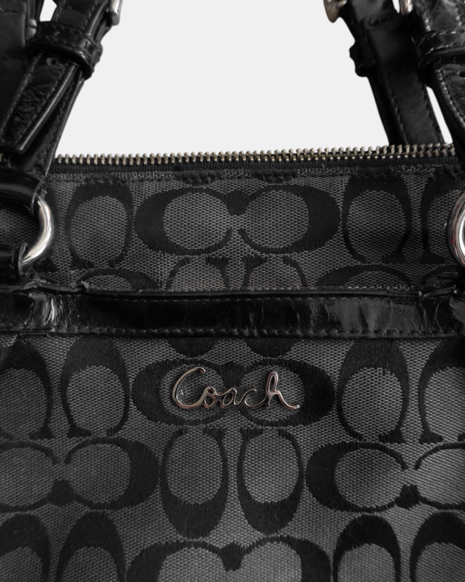 VINTAGE COACH LEATHER BAG