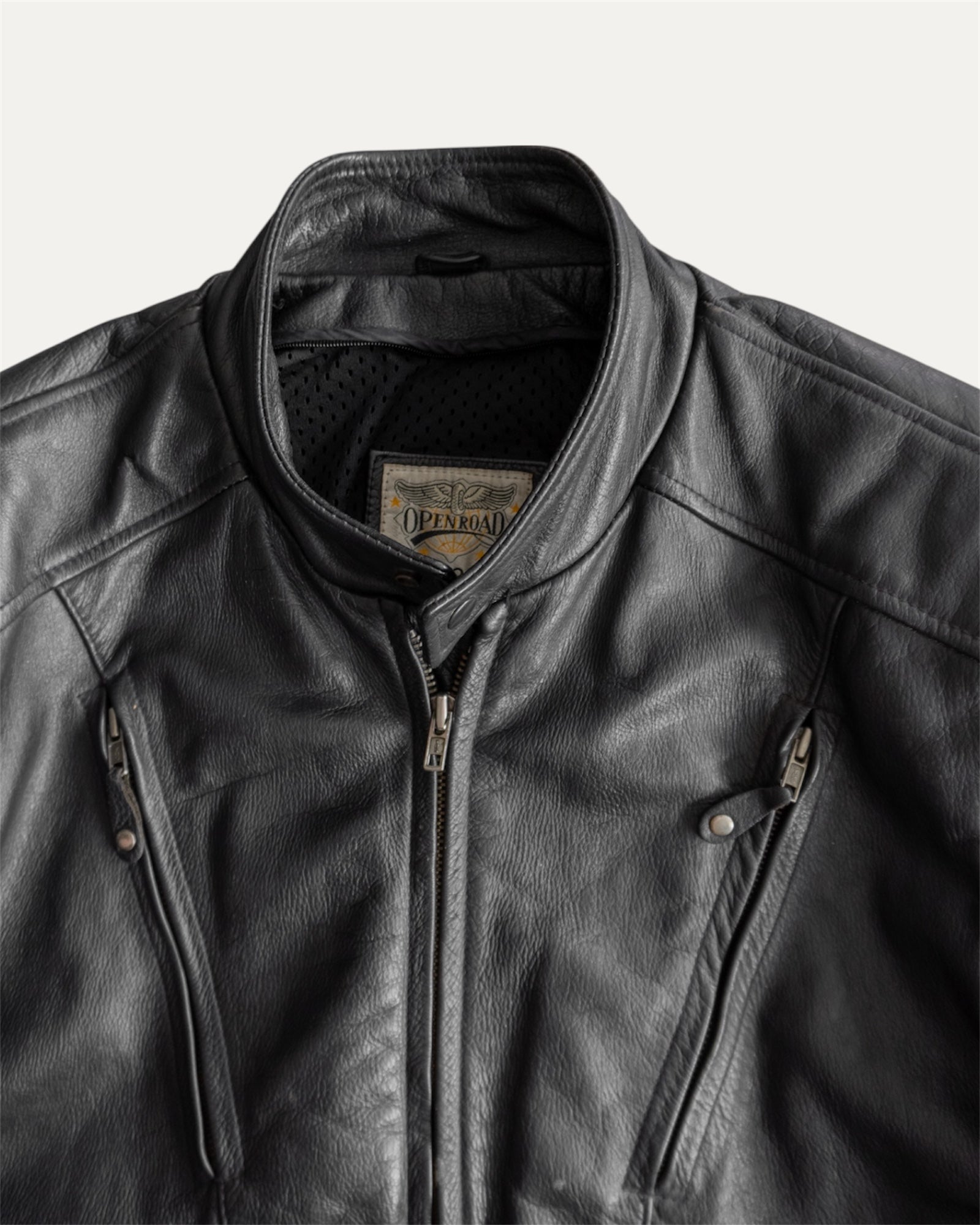(L) VINTAGE OPEN ROAD WILSON AMAZING LEATHER JACKET