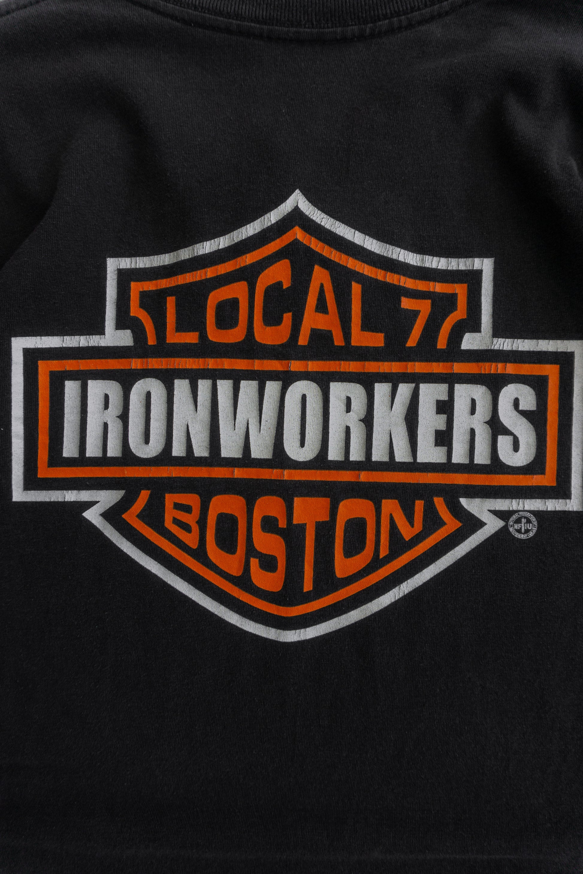 (L) VINTAGE IRONWORKERS TYPE HARLEY LONG SLEEVE