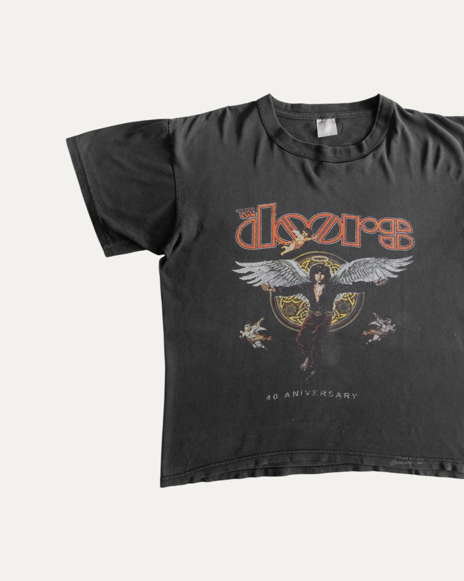 (M) 00’S VINTAGE THE DOORS FADED TEE