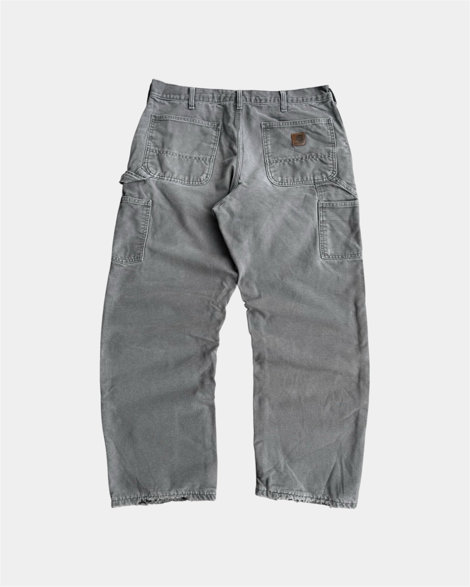 VINTAGE CARHARTT DISTRESSED FADED PANTS - 34x32