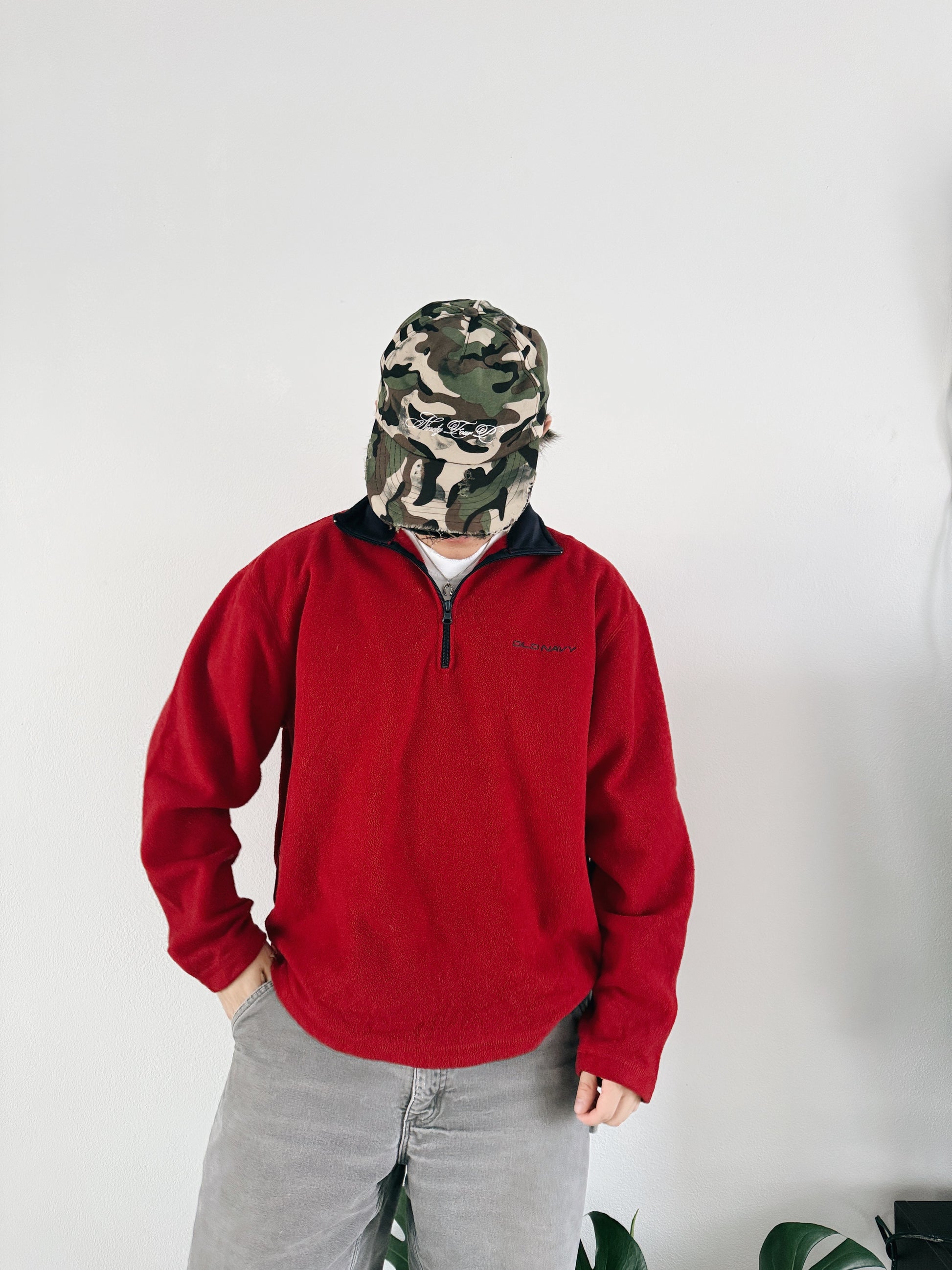 (M) OLD NAVY RETRO FLEECE SWEATER