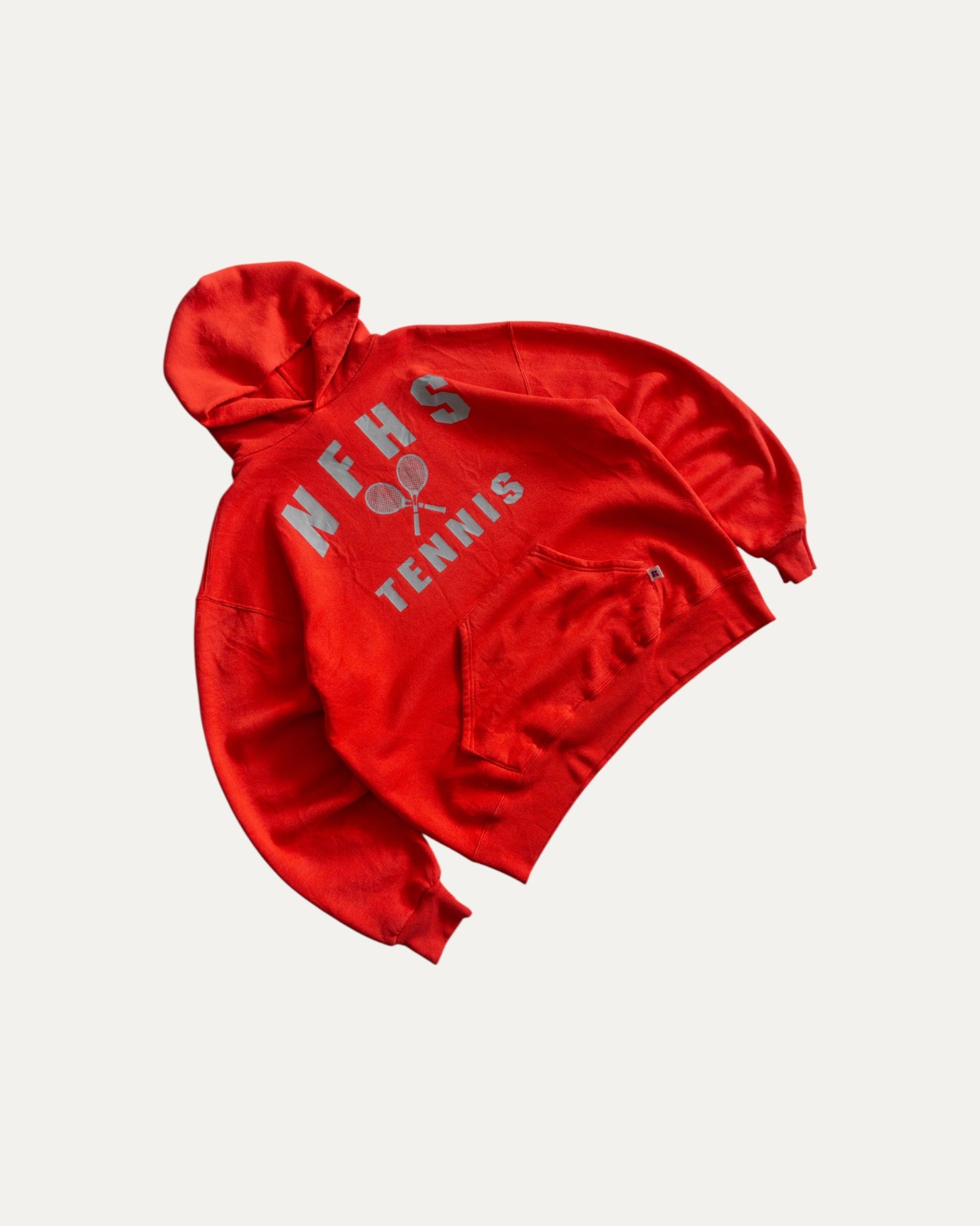 (BOXY L) 00’S VINTAGE RUSSELL TENNIS HOODIE