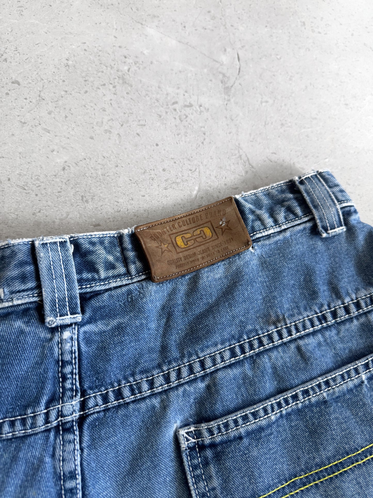 2000’S VINTAGE Y2K COUNTER CULTURE CARPENTER JORTS - 34