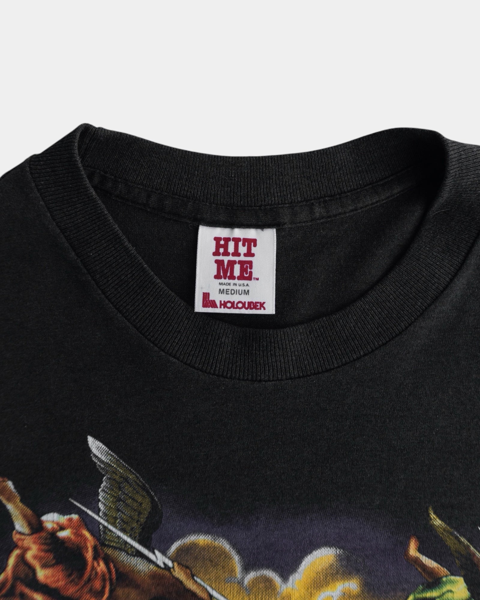 (M/S) 80’S VINTAGE HARLEH DAVIDSON “ON THE EIGHTH DAY GOD CREATED” TEE