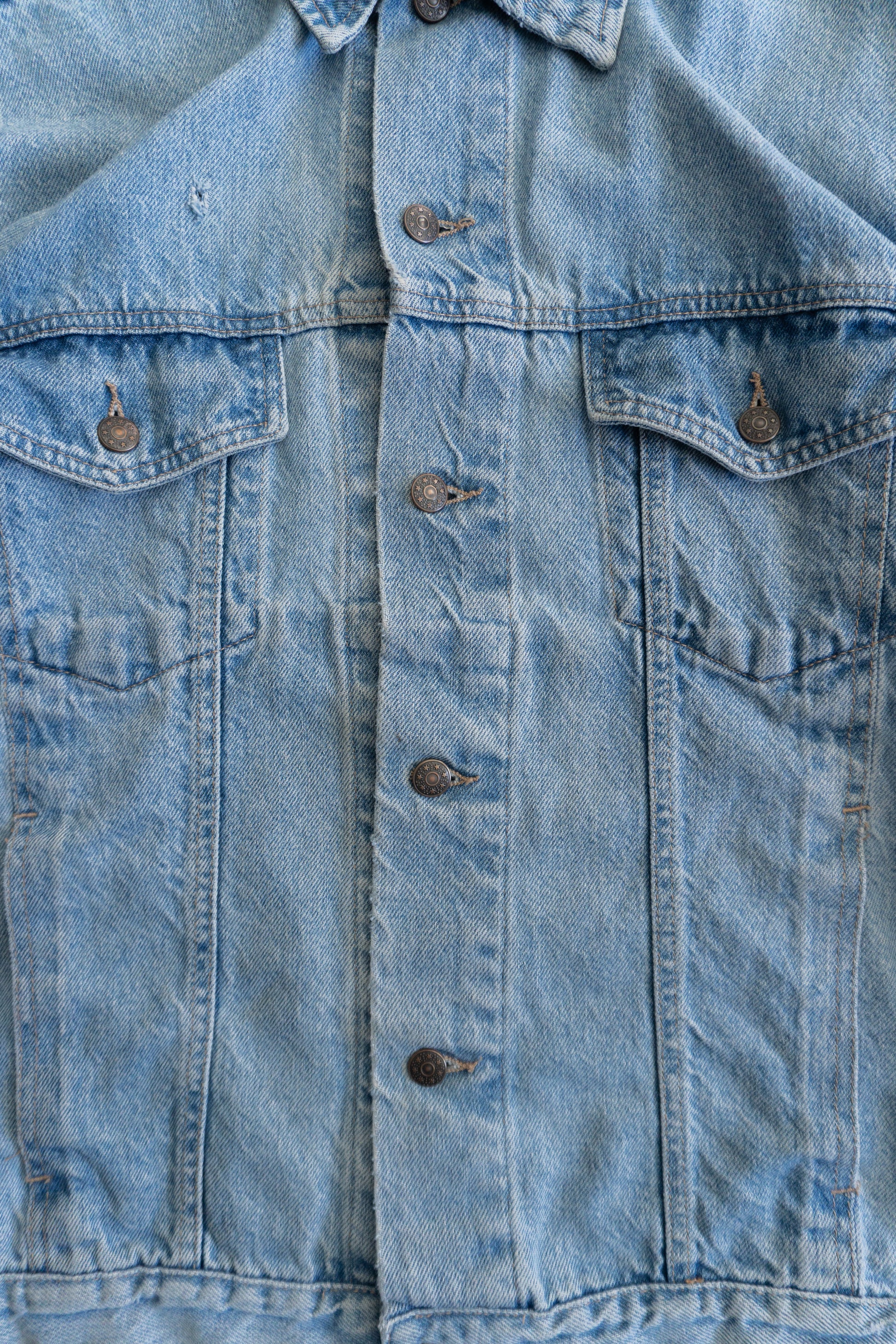 (L) VINTAGE DENIM TRUCKER JACKET