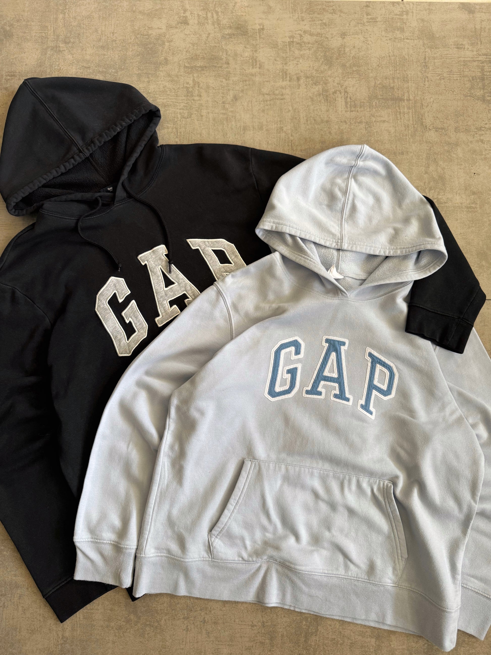 (FIT S) GAP SKY BLUE HOODIE