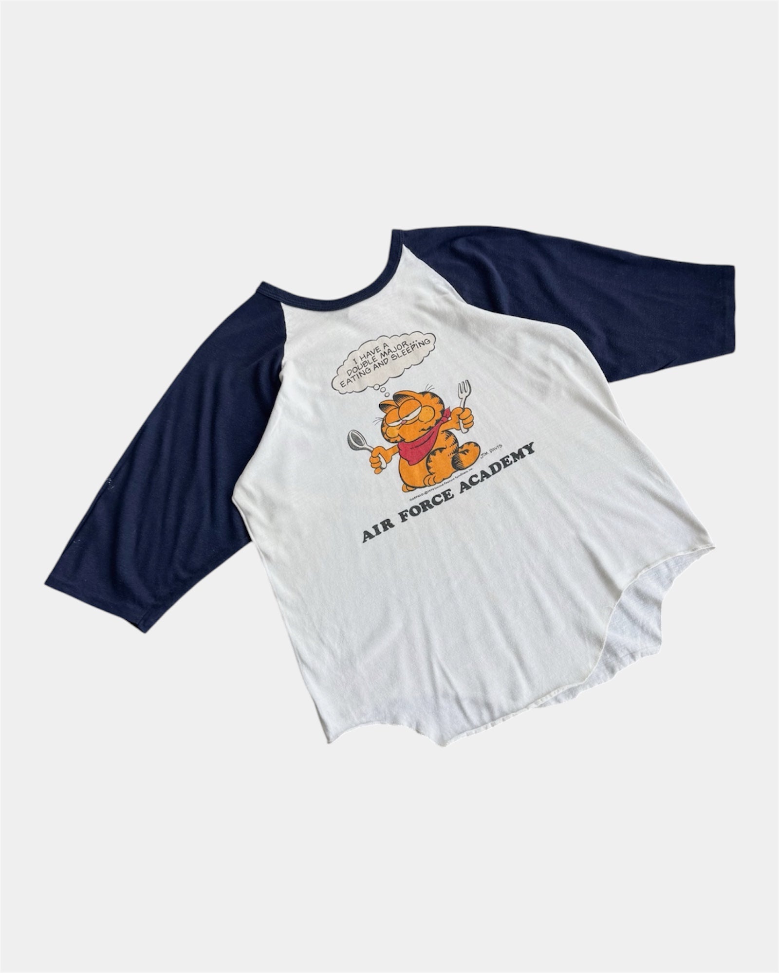 (FIT M) 70’S VINTAGE GARFIELD AIR FORCE ACADEMY RINGER