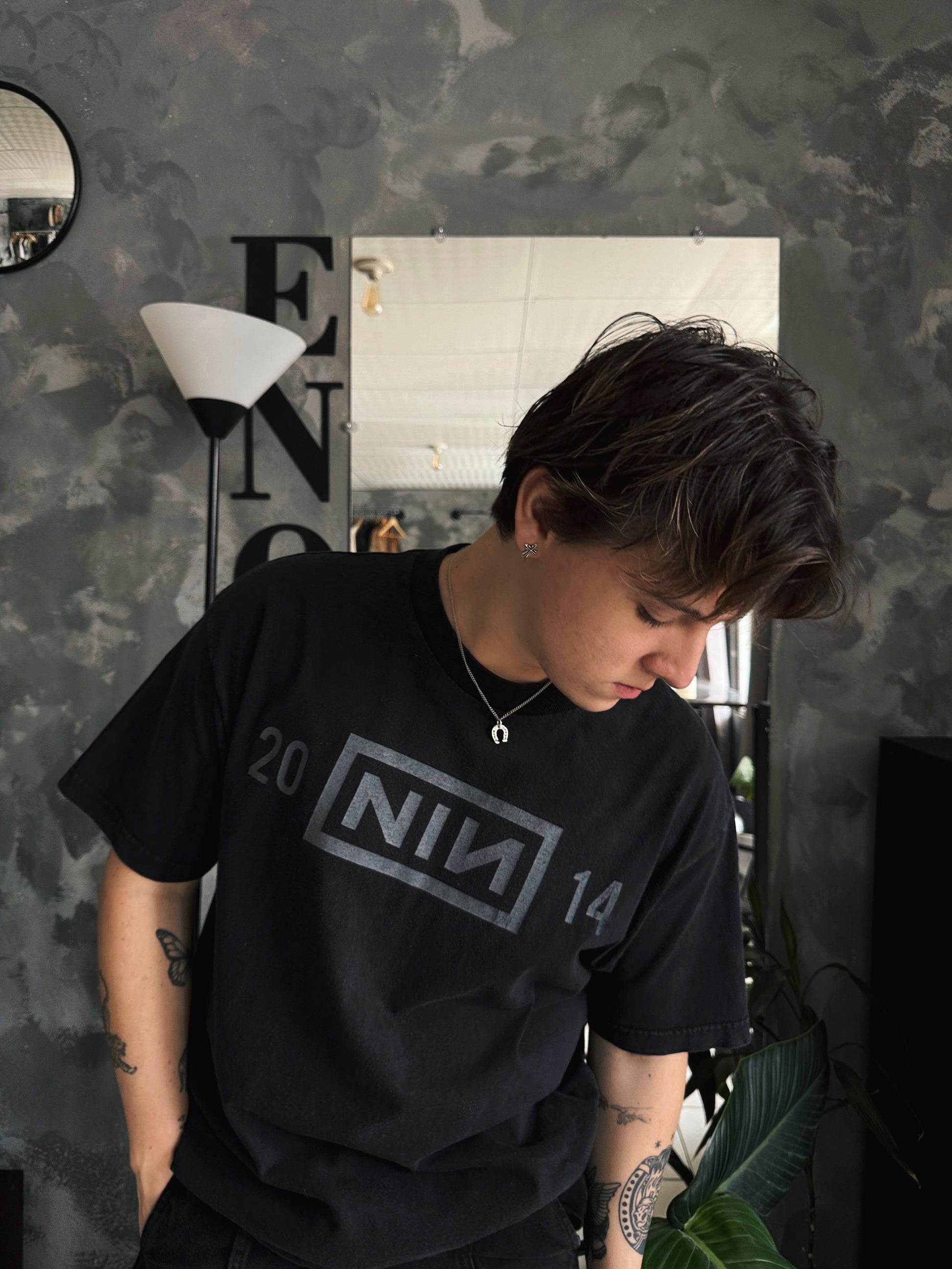 (L) NINE INCH NAILS FADED TEE
