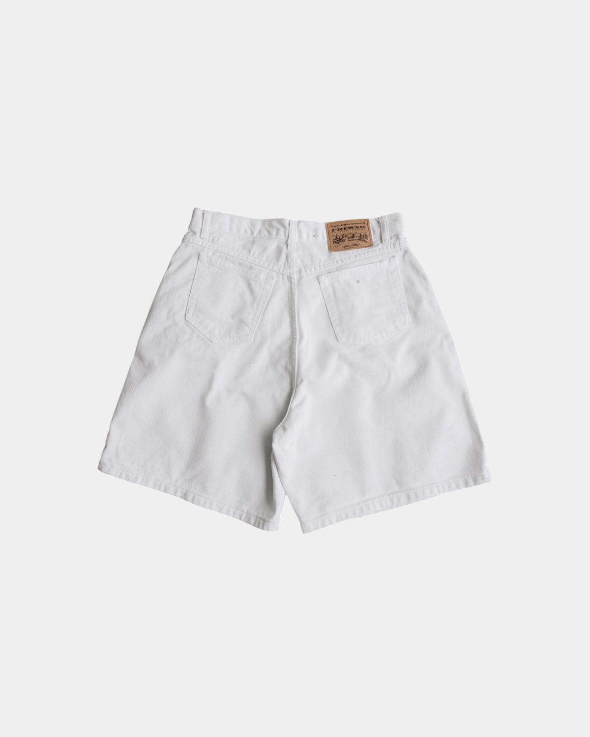 VINTAGE FRESNO DENIM WHITE SHORT - 28