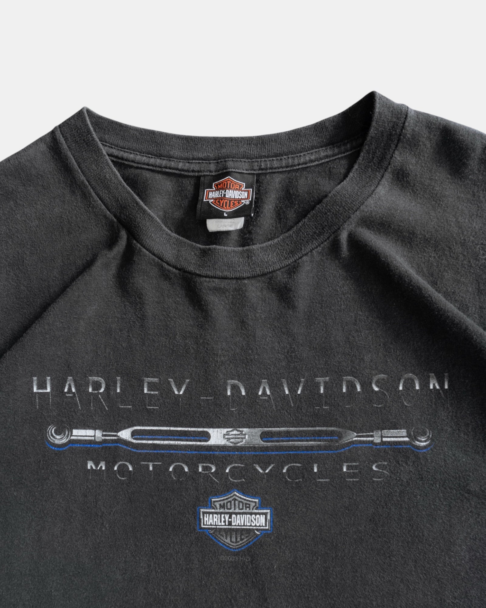 (L) VINTAGE HARLEY DAVIDSON ALBERTA, CANADÁ MOTORCYCLE TEE