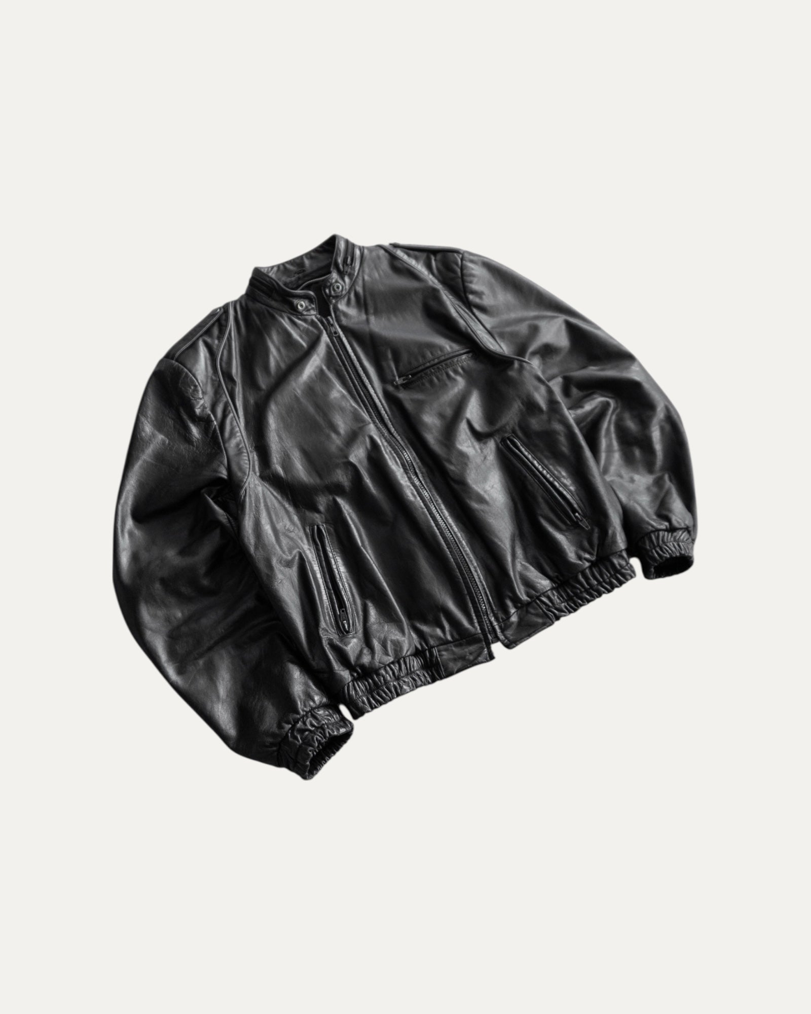 (M) VINTAGE AMAZING BOMBER FLYER LEATHER JACKET