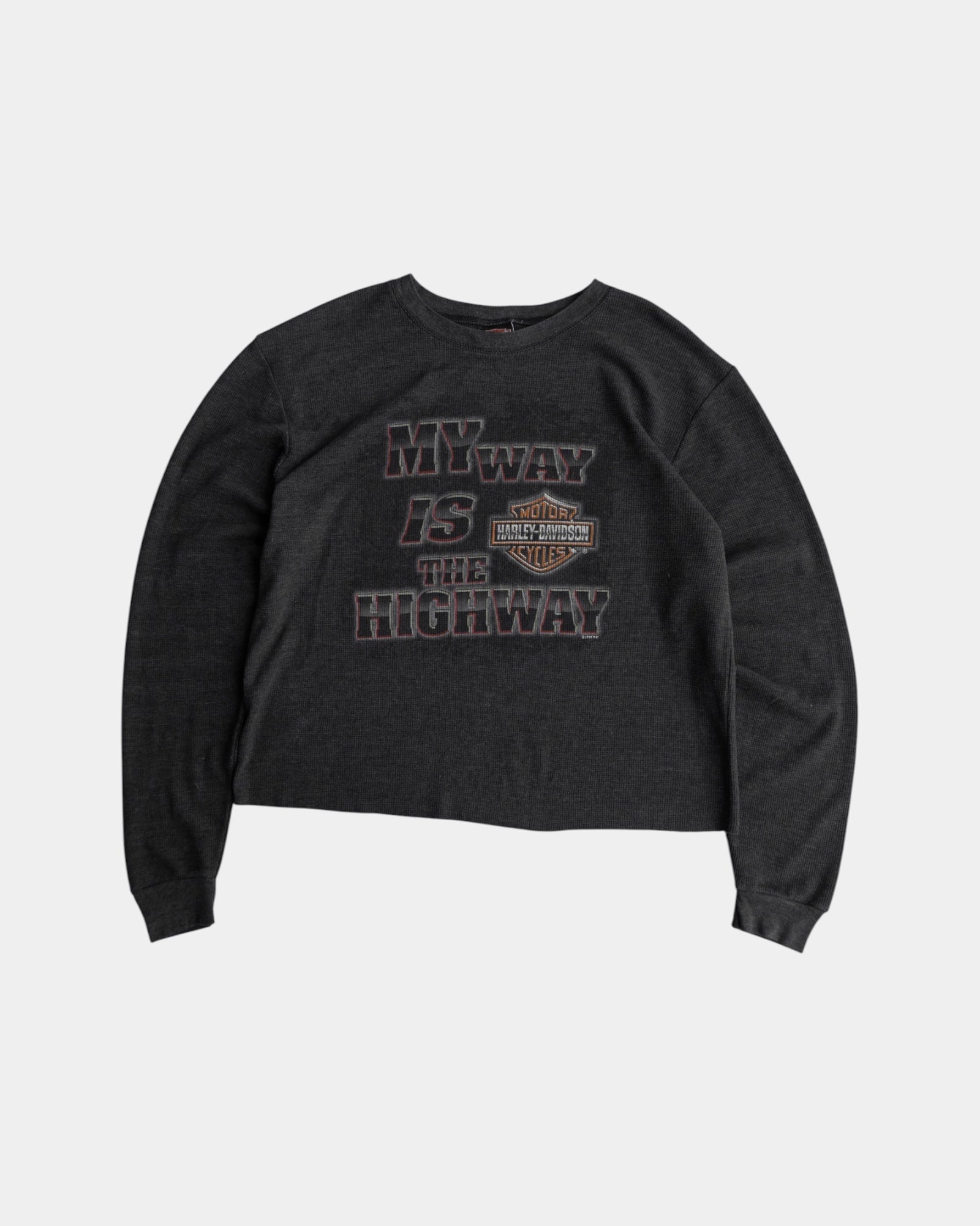 (M) 90’S VINTAGE HARLEY DAVIDSON THERMAL LONG SLEEVE