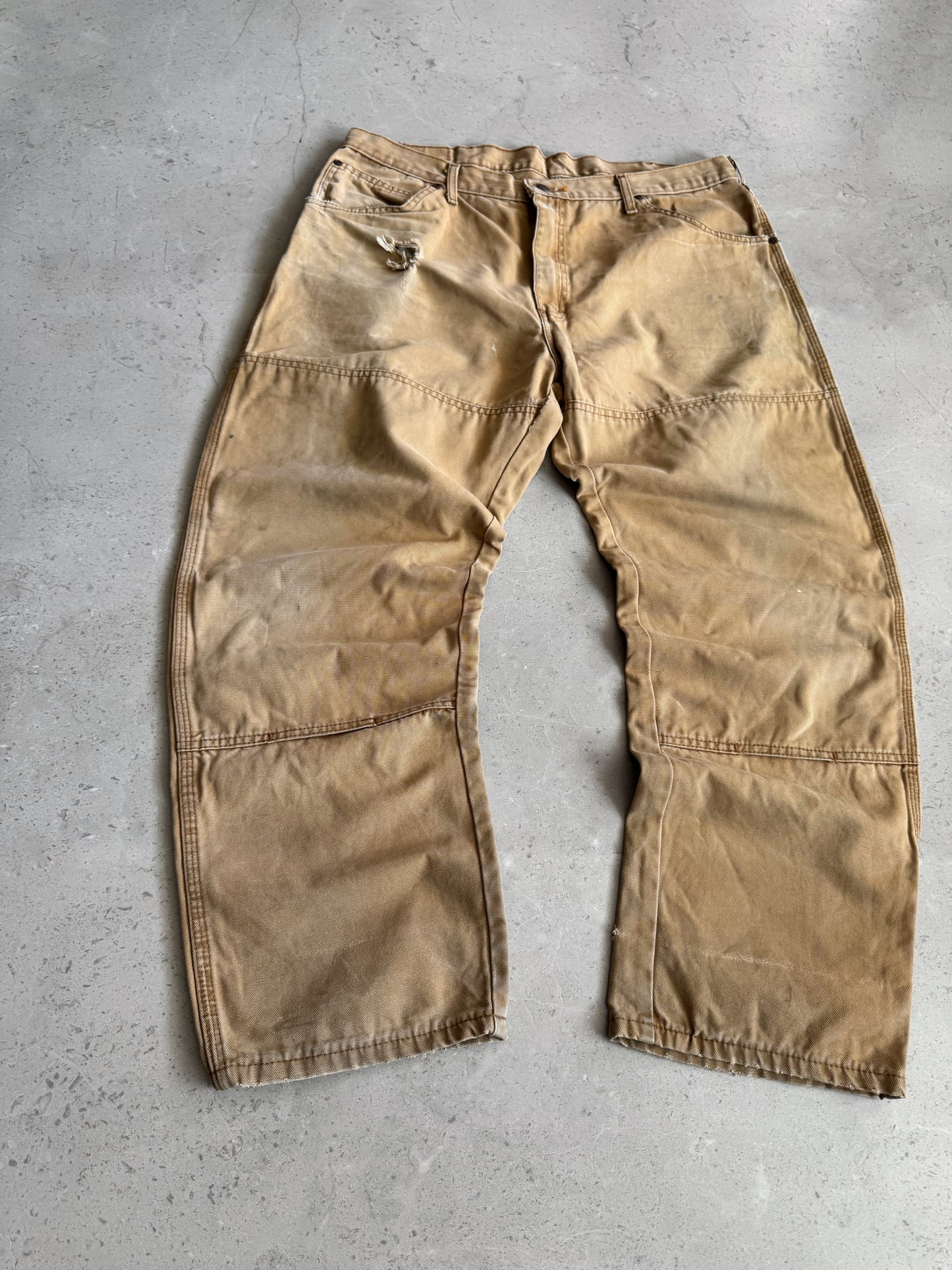 1990’S VINTAGE DICKIES DOUBLE KNEE WORKWEAR PANTS - 36x30