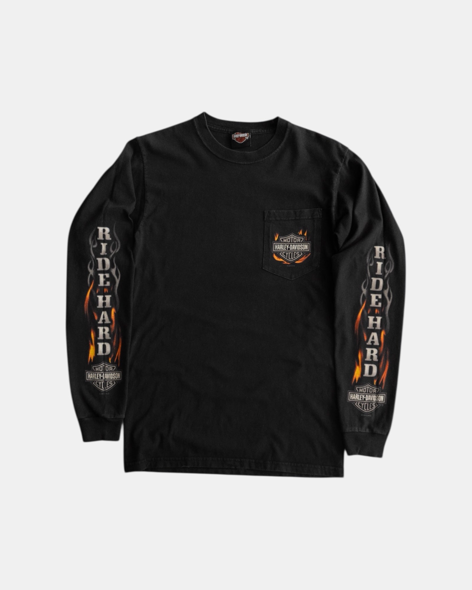 (S) HARLEY DAVIDSON FLAMES LONG SLEEVE