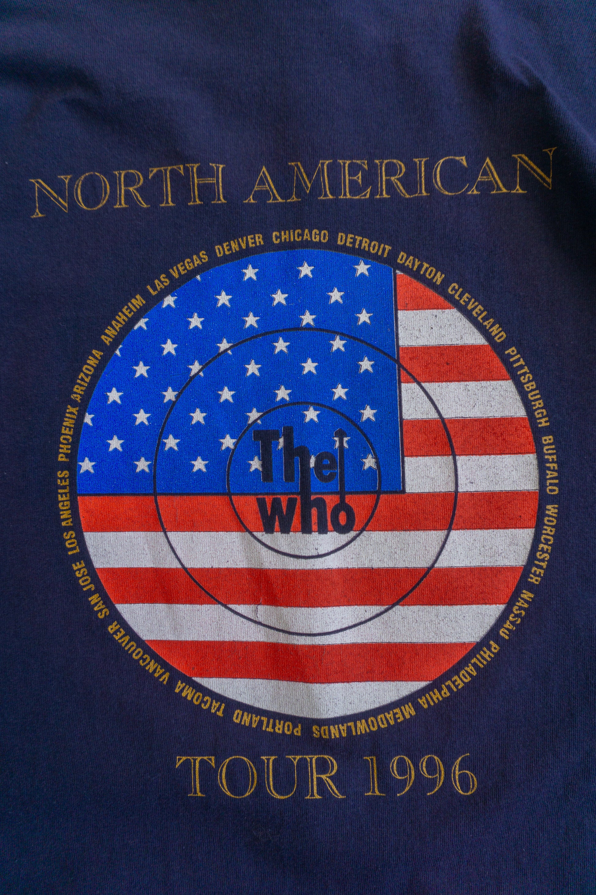 (L) 90’S VINTAGE THE WHO ROCK BAND QUADROPHENIA TEE