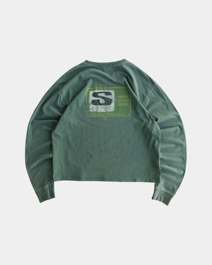 (FIT L) 90’S VINTAGE STUSSY EQUIPMENT COMPANY LONG SLEEVE