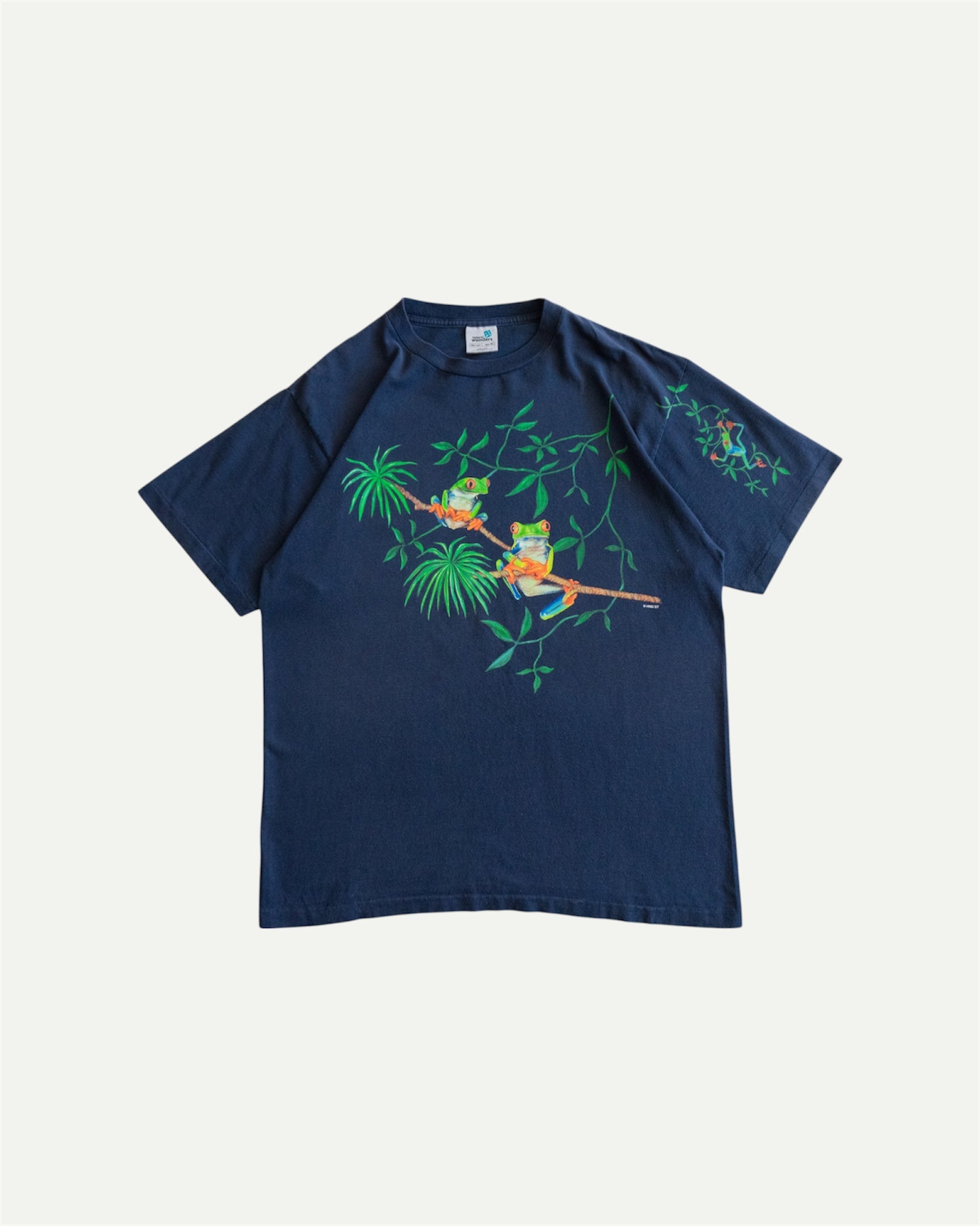 (XL) 90’S VINTAGE NATURAL WONDERS FROGS ART TEE
