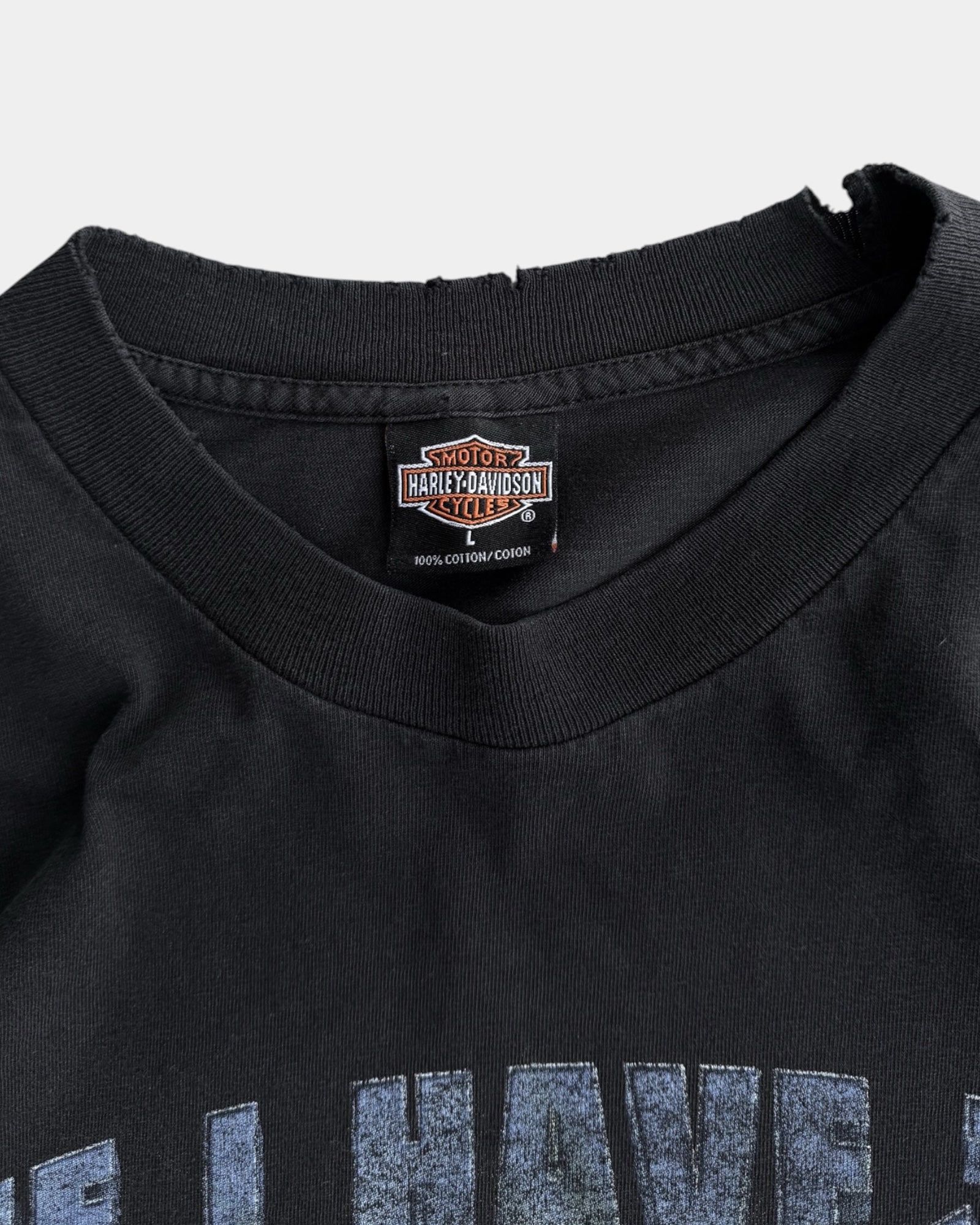 (L) 1998 VINTAGE HARLEY DAVIDSON FADED TEE