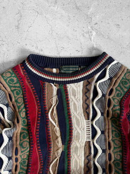 (M) VINTAGE CROFT & BARROW TYPE COOGI SWEATER
