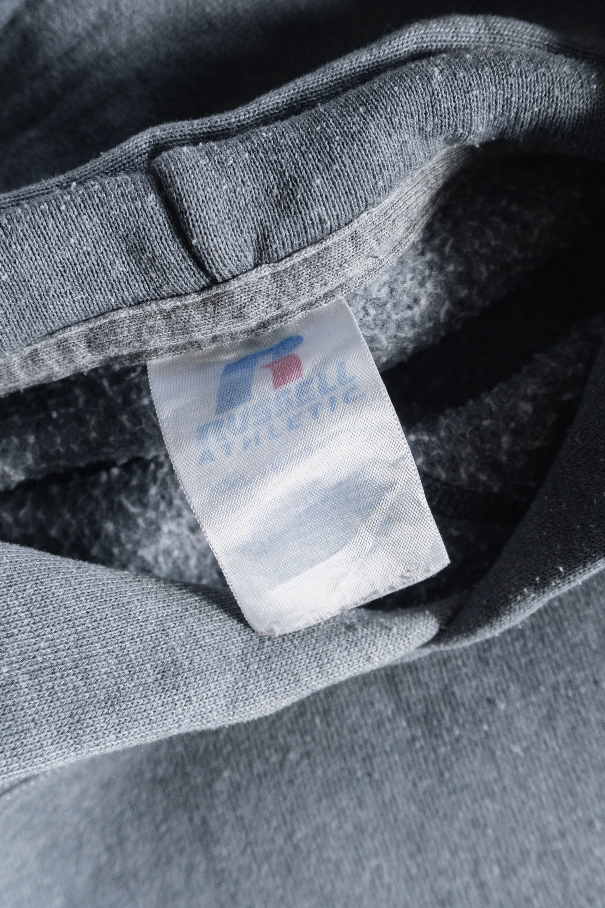 (XXL) RUSSELL GRAY FADED HOODIE
