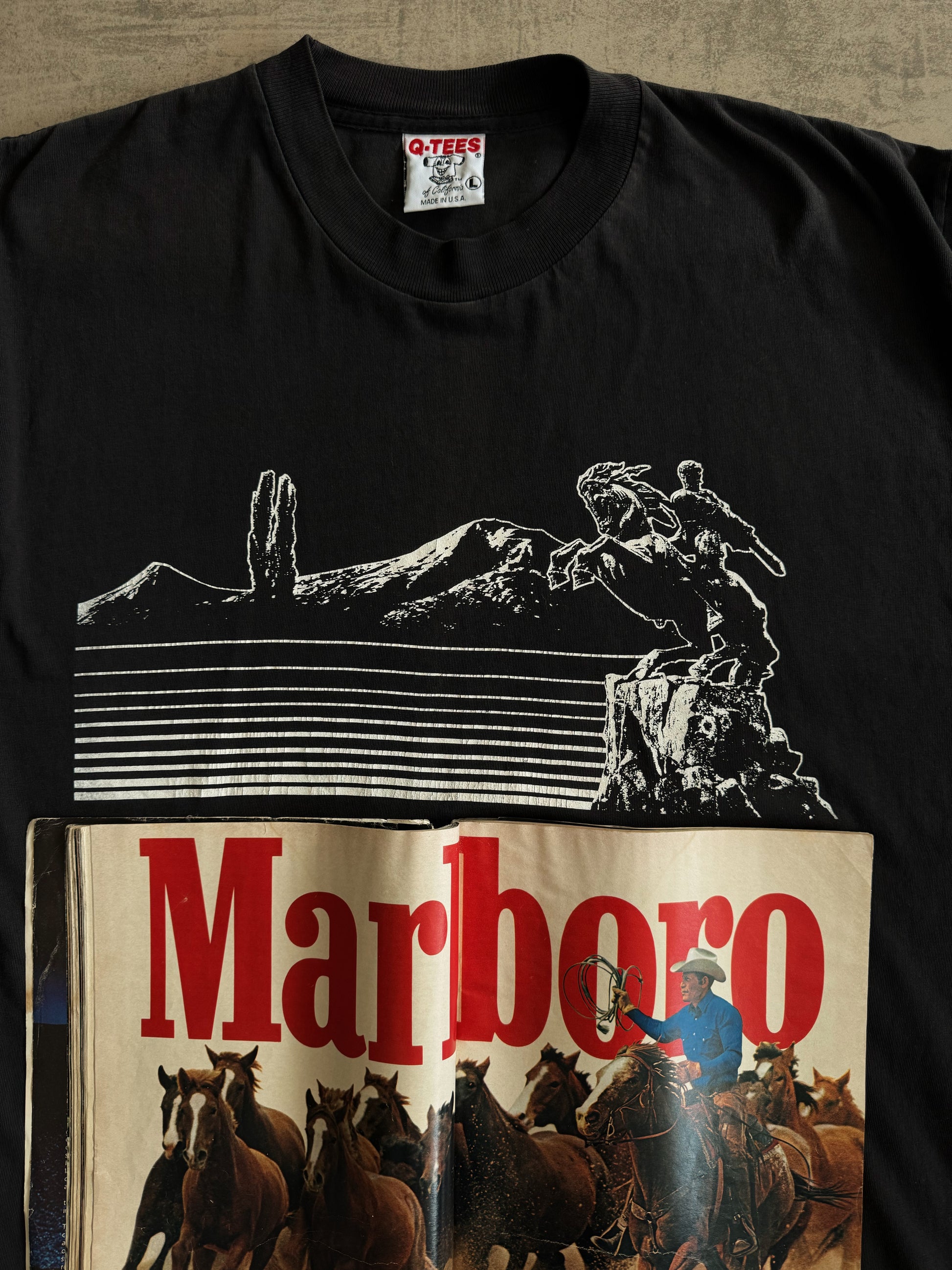 (L) 90’S VINTAGE RODEO HORSE TEE