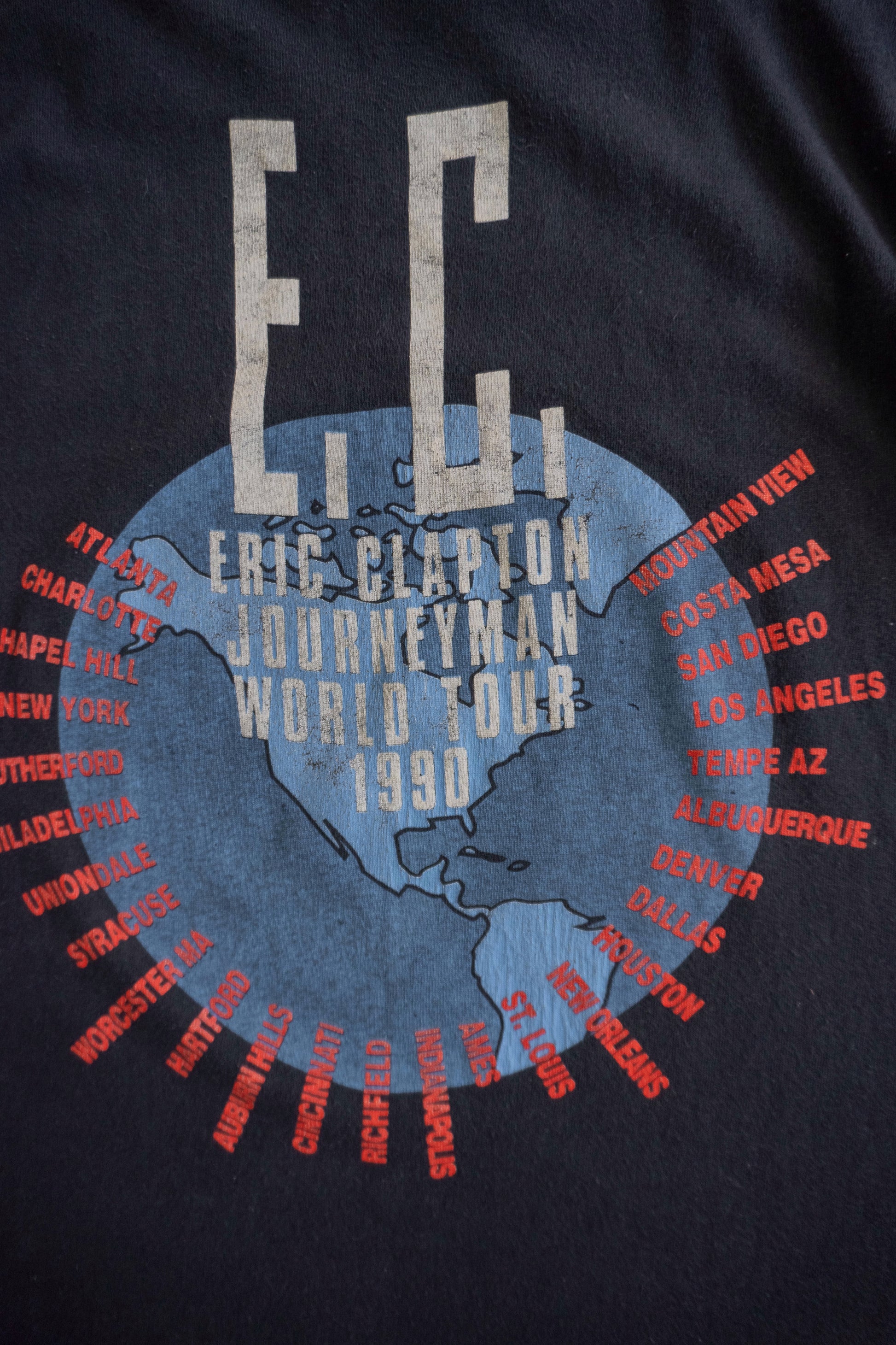 (M) 90’S VINTAGE ERIC CLAPTON JOURNEYMAN TEE