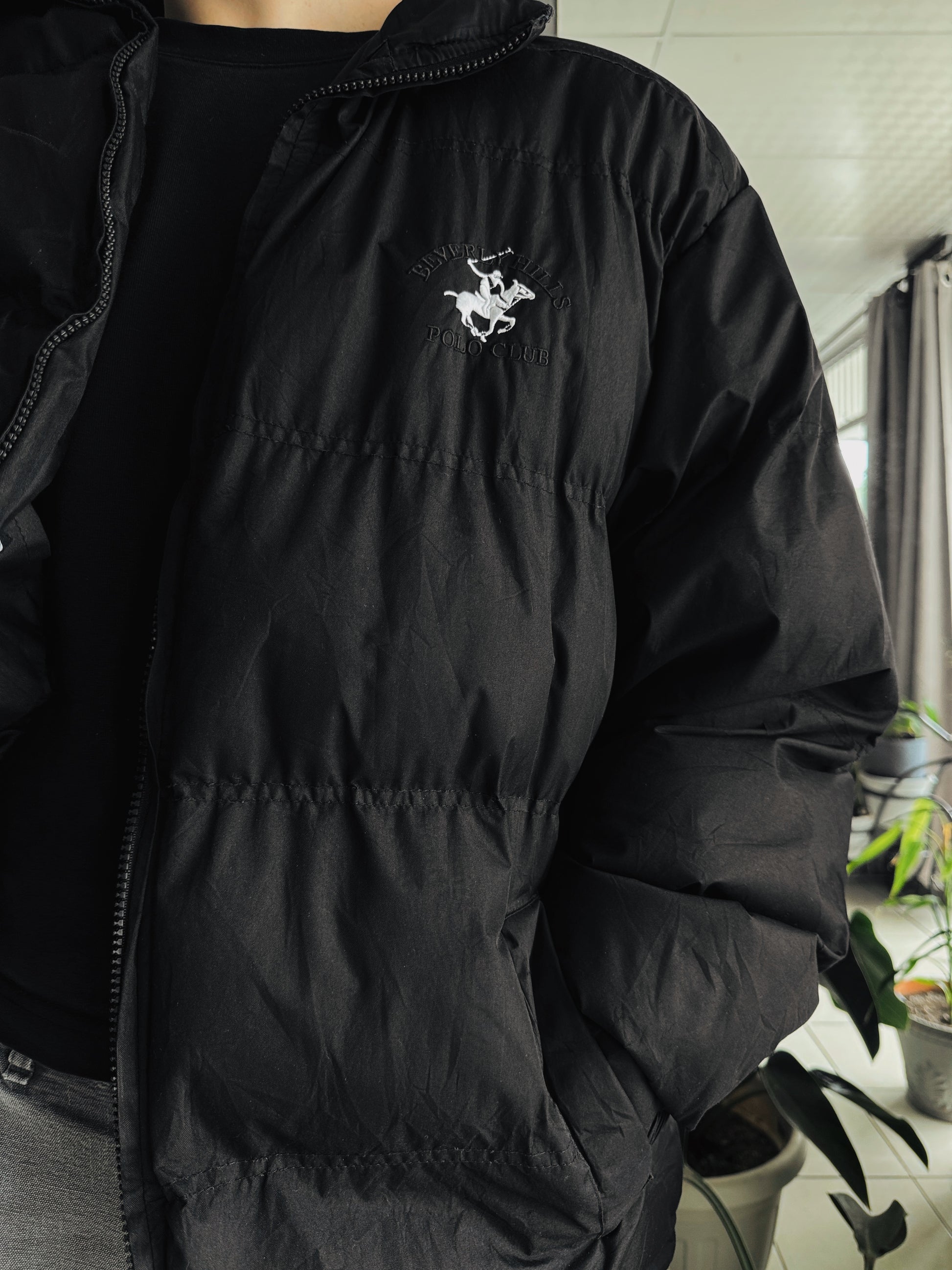 (L/XL) BEVERLY HILLS POLO CLUB PUFFER JACKET