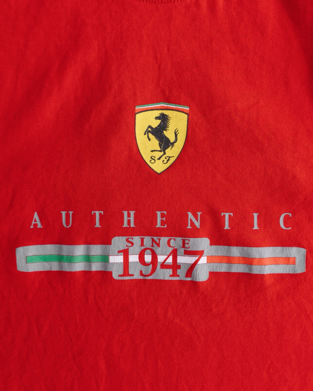 (FIT L) VINTAGE SCUDERIA FERRARI RACING TEE